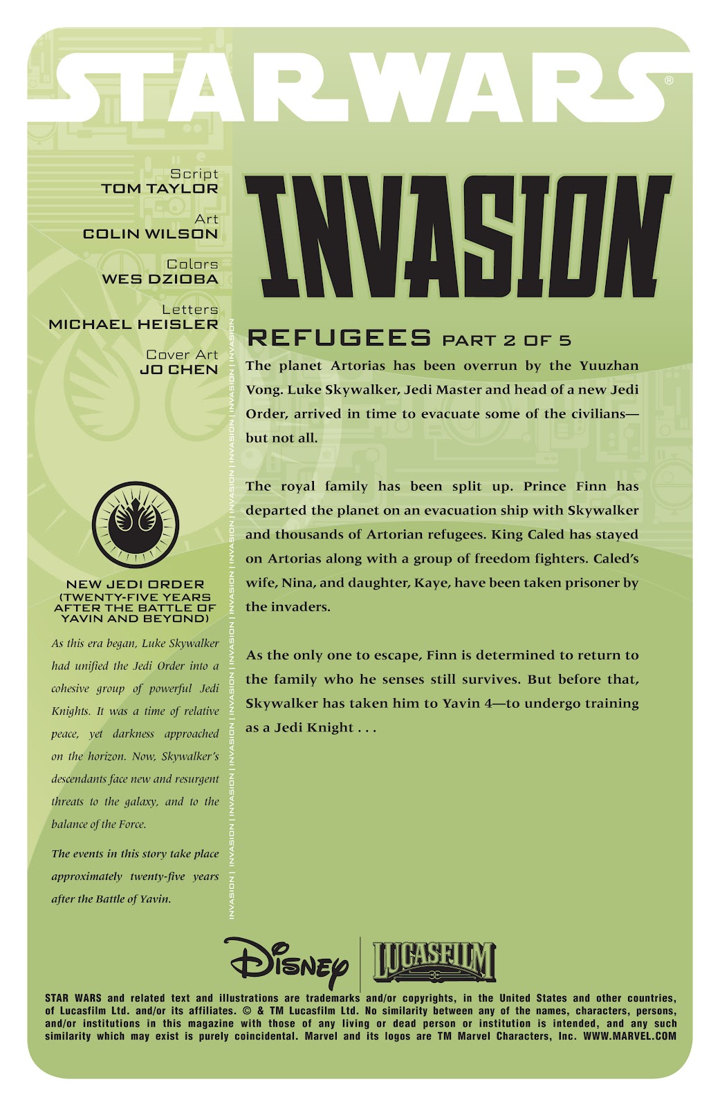 Star Wars: Invasion Issue #2 - Page 2