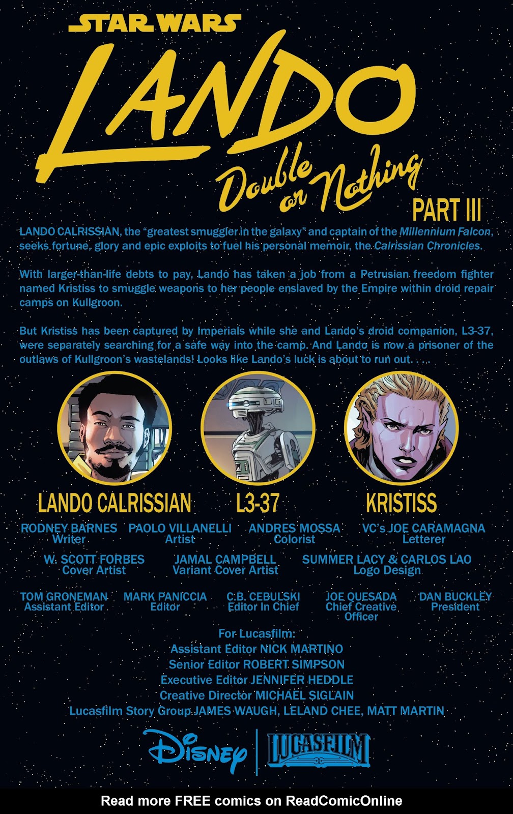 Star Wars: Lando: Double Or Nothing Issue #3 - Page 2