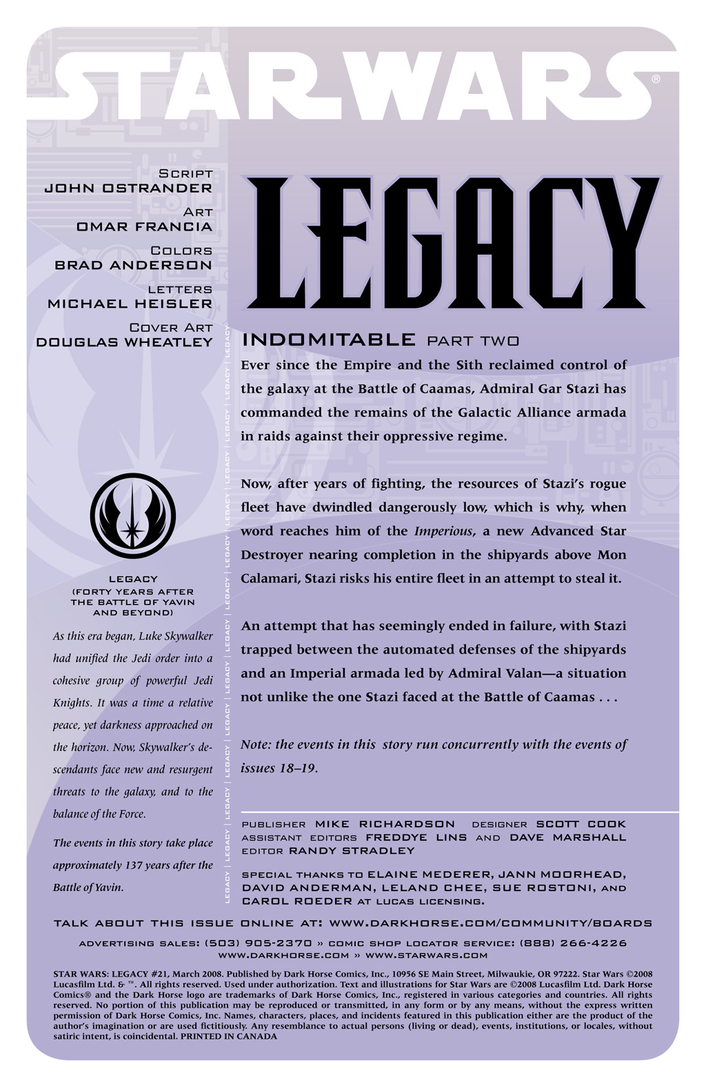Star Wars: Legacy (2006) Issue #21 - Page 2
