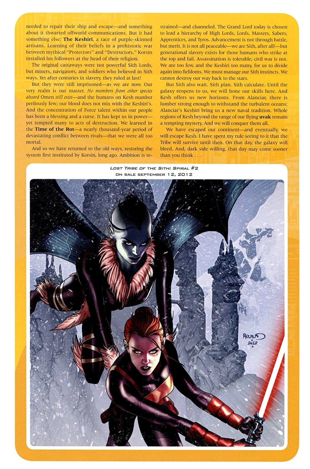 Star Wars: Lost Tribe of the Sith - Spiral Issue #1 - Page 30