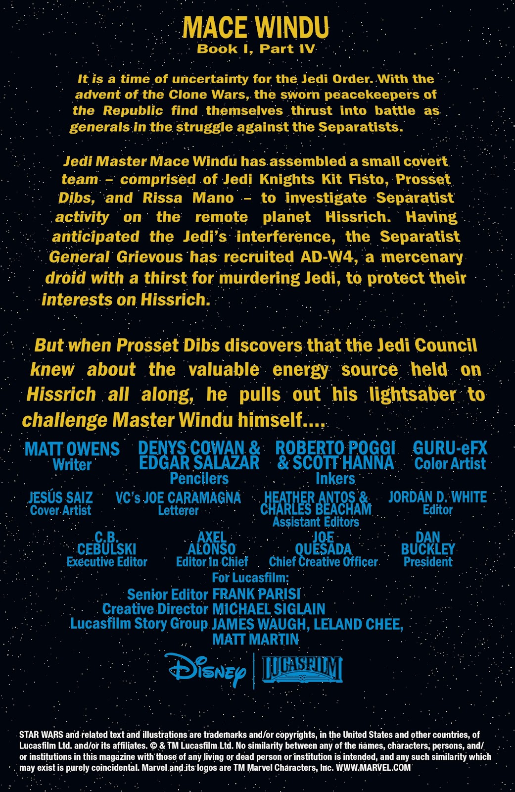 Star Wars: Mace Windu Issue #4 - Page 2