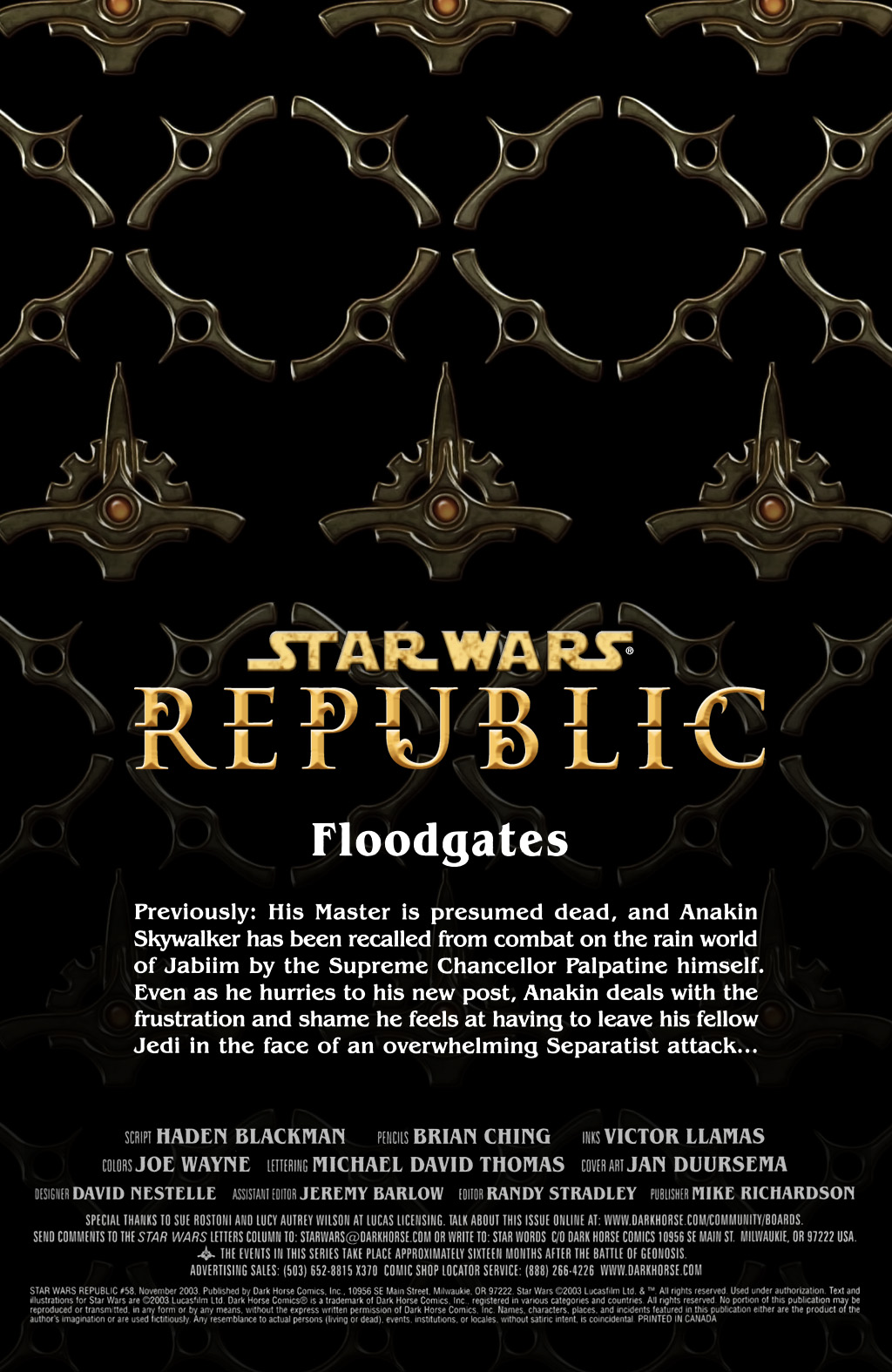 Star Wars: Republic Issue #58 - Page 2