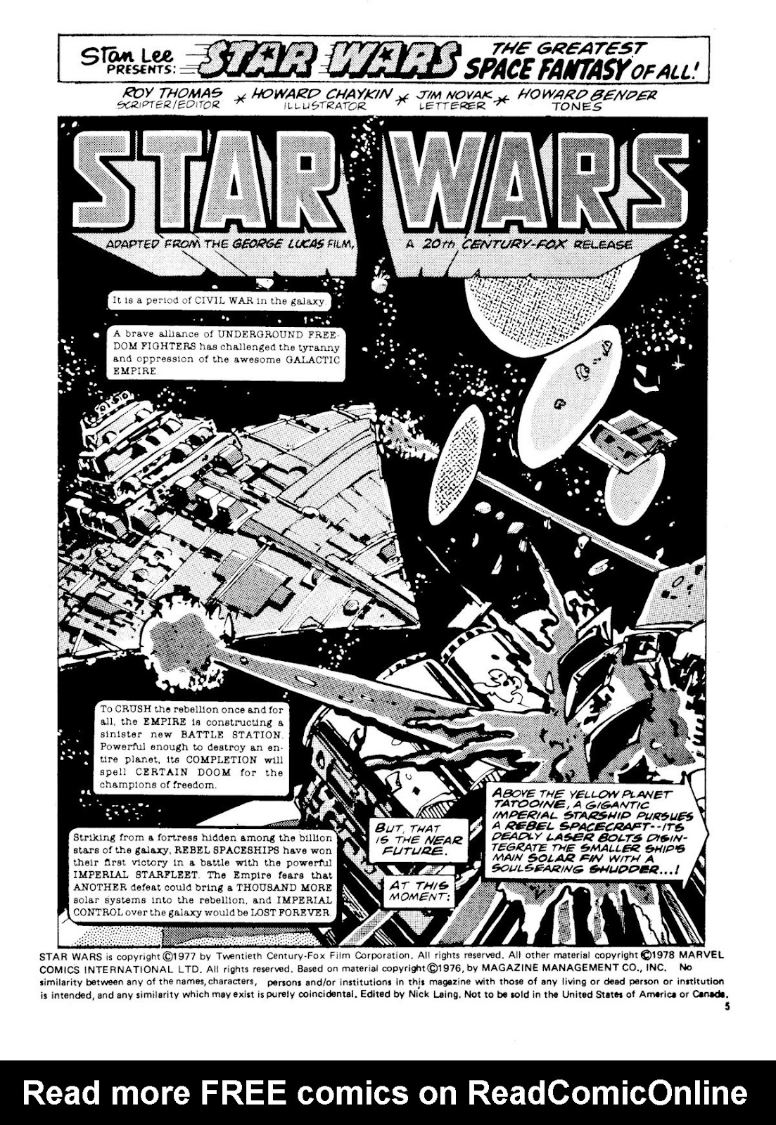 Star Wars Weekly Issue #1 - Page 5
