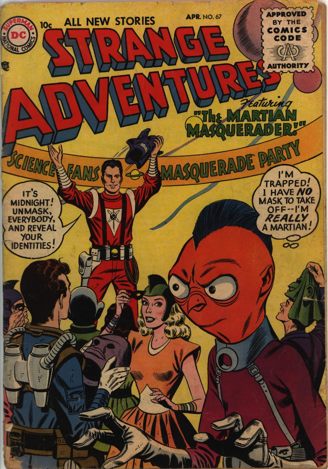Strange Adventures (1950) Issue #67 - Page 1