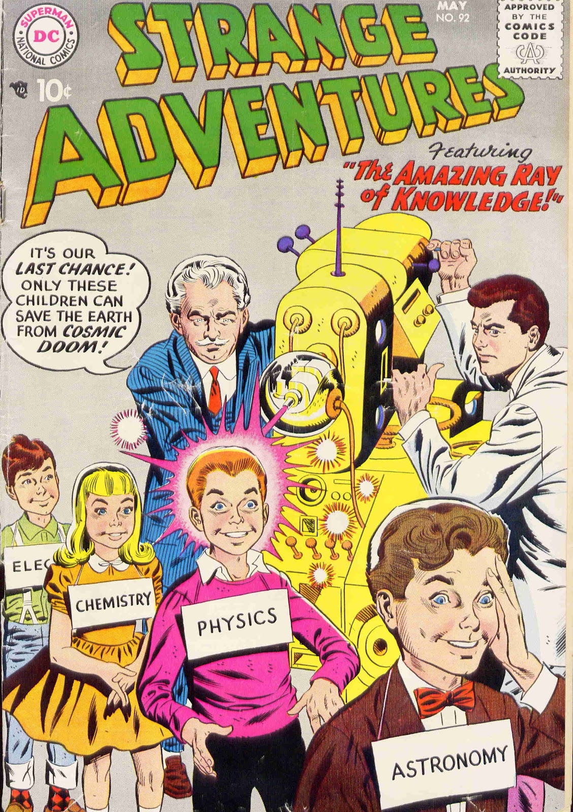 Strange Adventures (1950) Issue #92 - Page 1