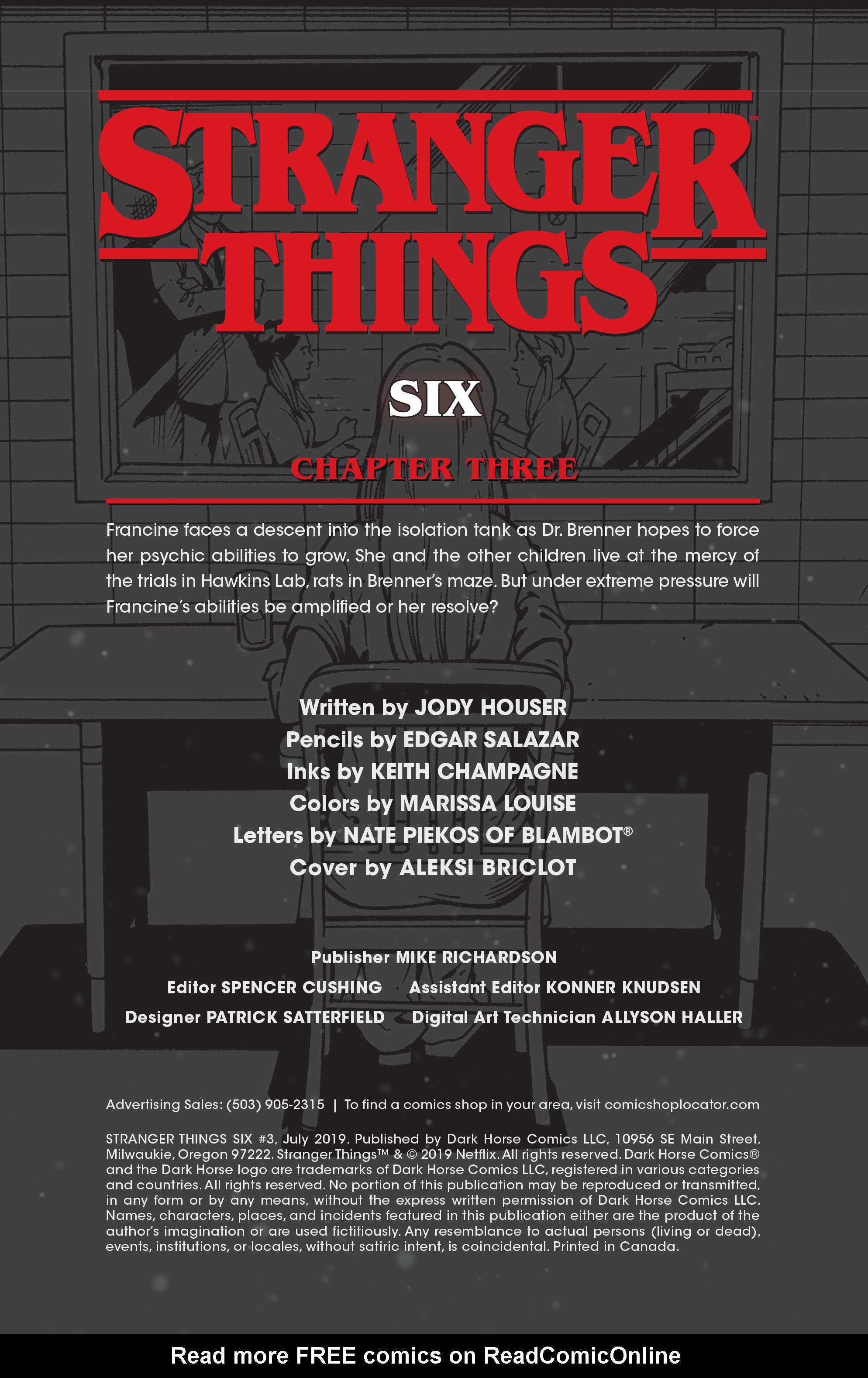 Stranger Things SIX Issue #3 - Page 2