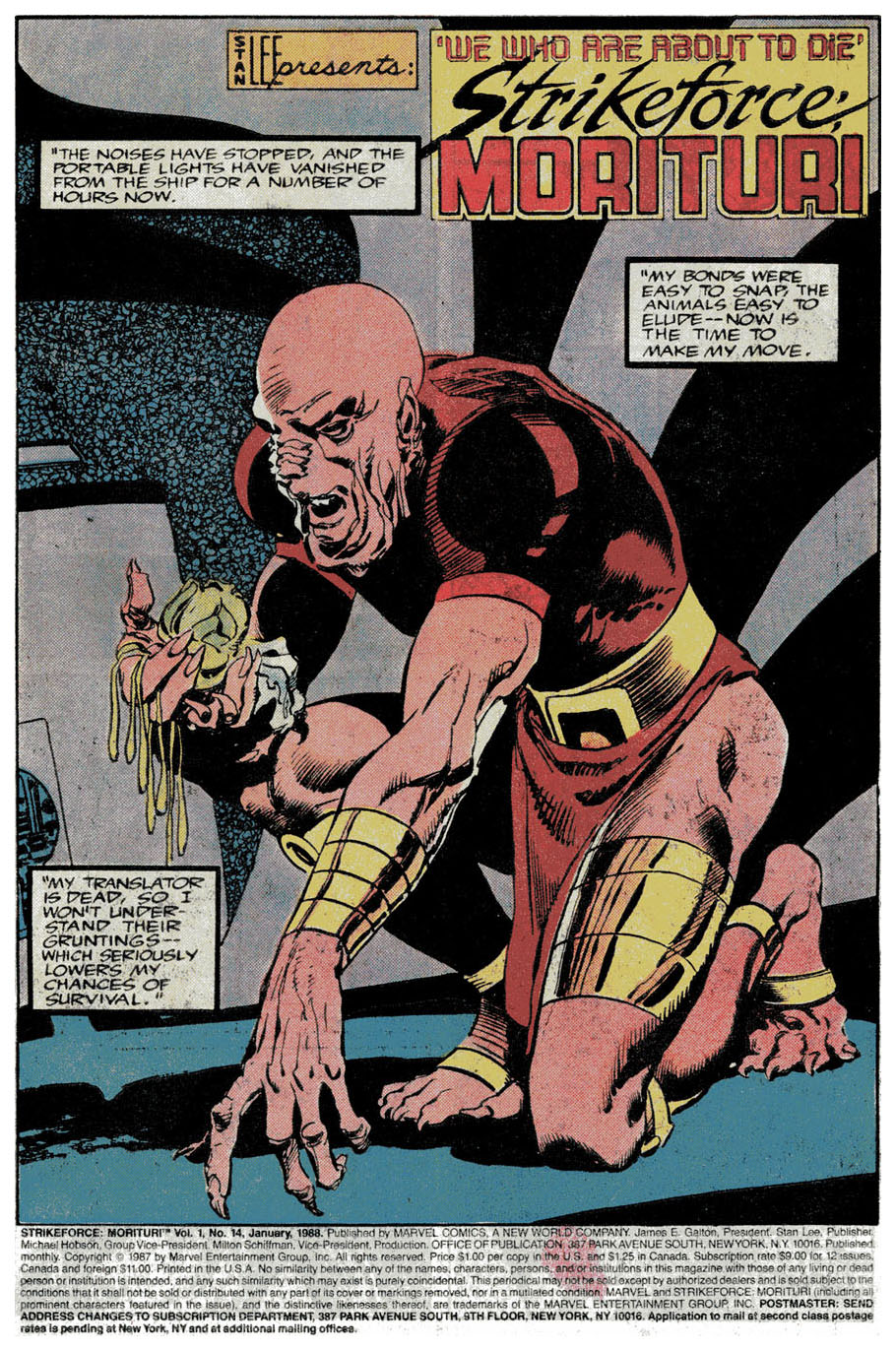 Strikeforce: Morituri Issue #14 - Page 2