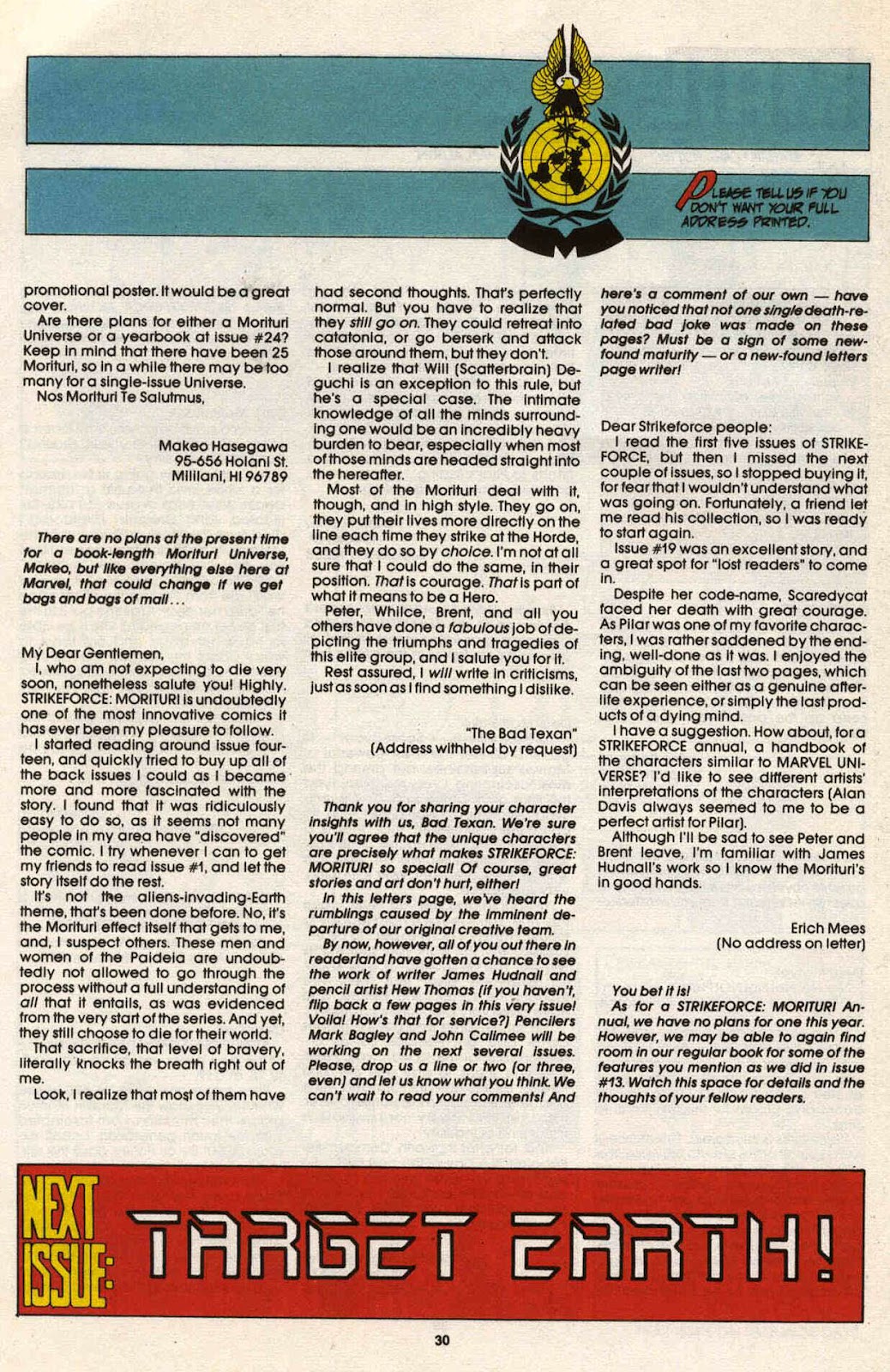 Strikeforce: Morituri Issue #21 - Page 31