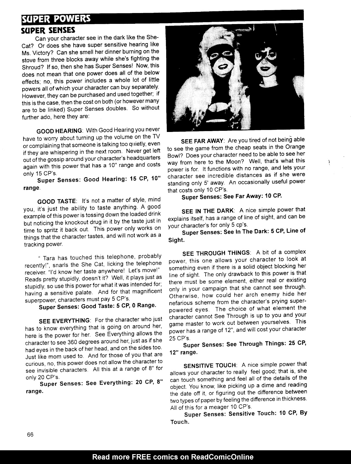 Superbabes: The Femforce Role-Playing Game TPB - Page 68