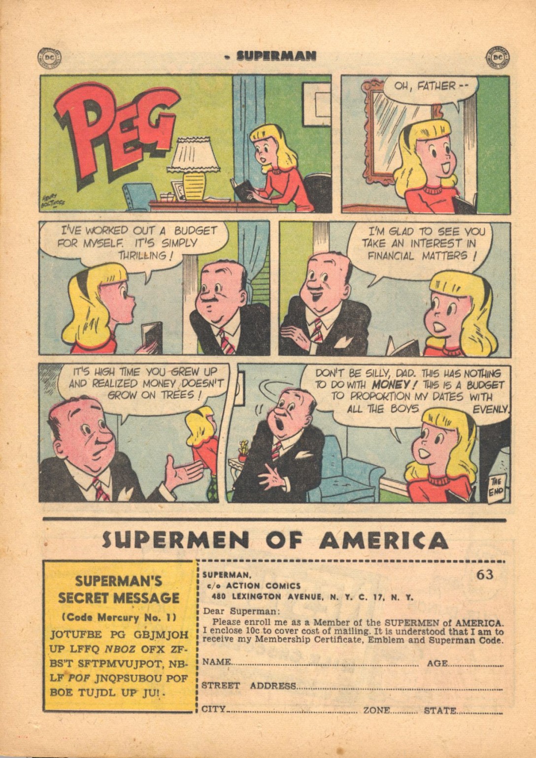 Superman (1939) Issue #63 - Page 36