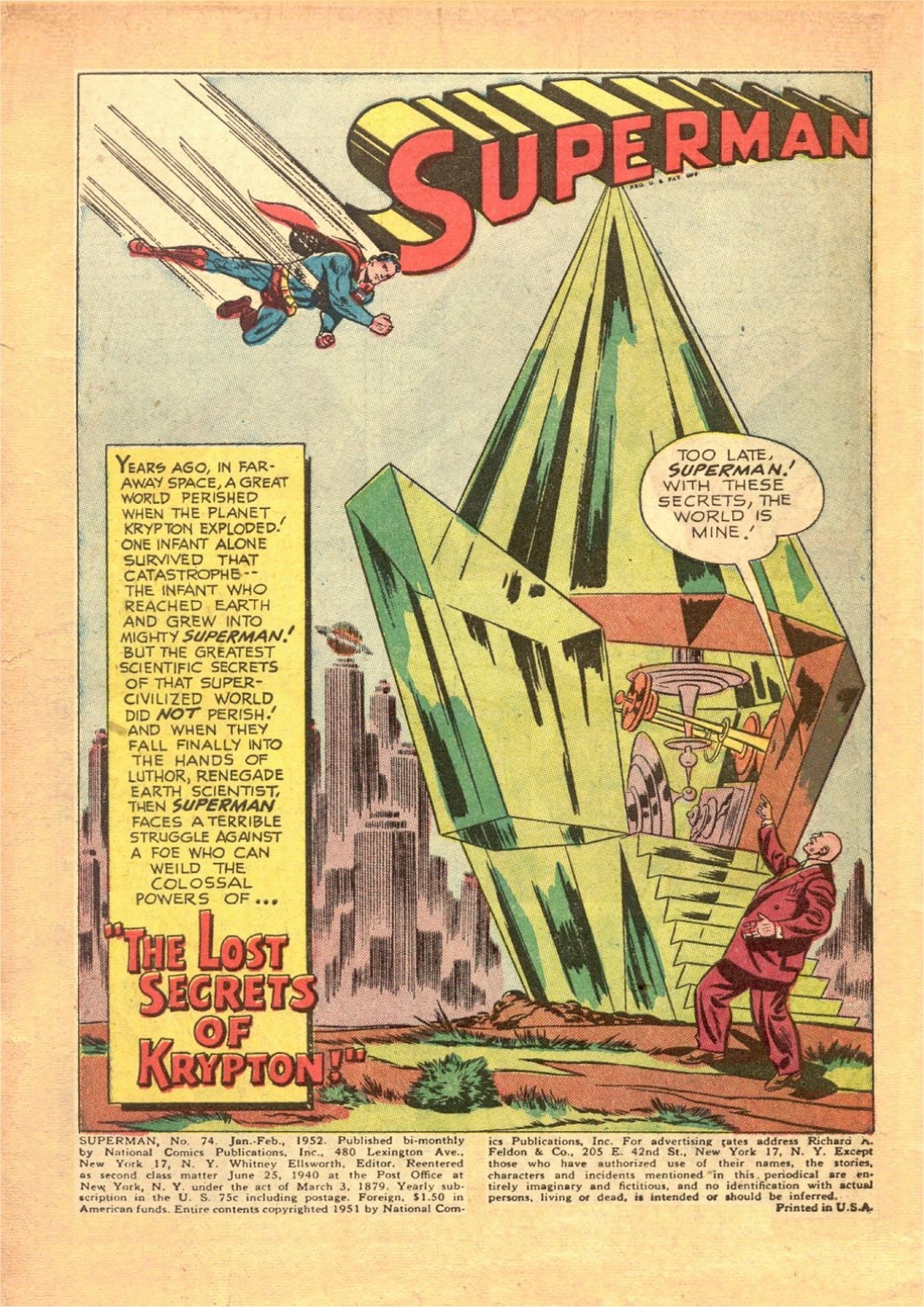 Superman (1939) Issue #74 - Page 3