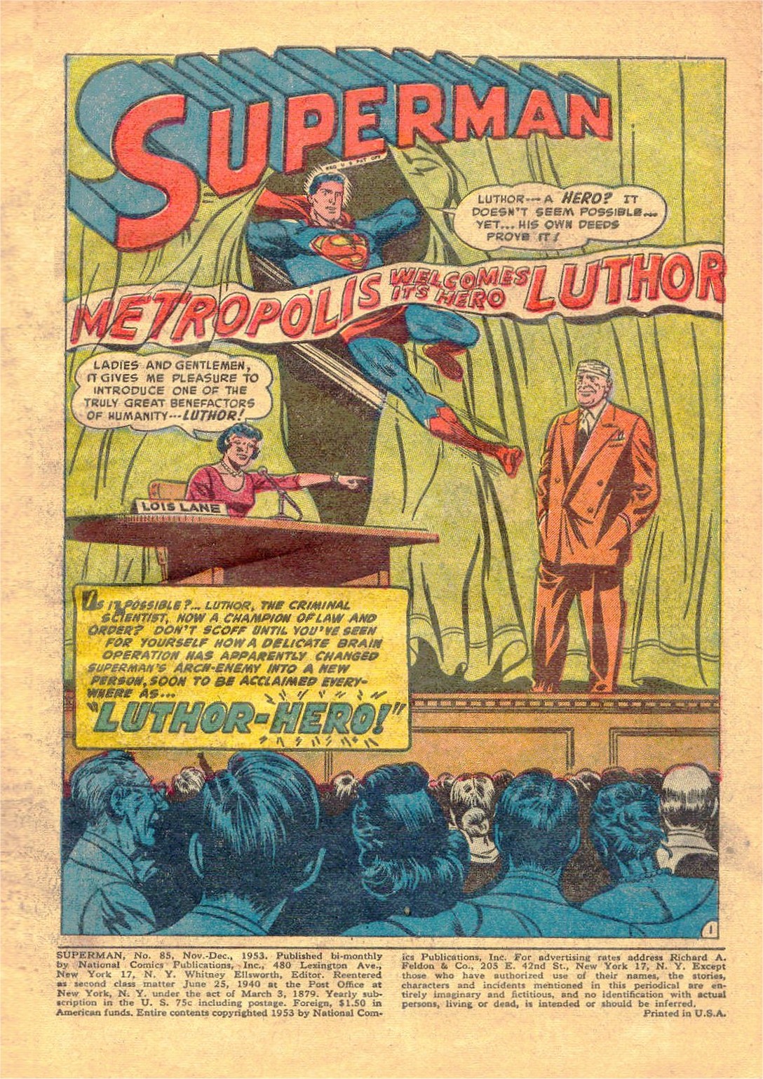 Superman (1939) Issue #85 - Page 2