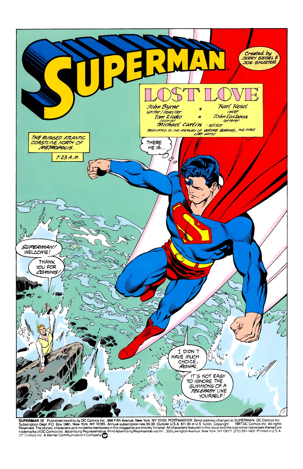 Superman (1987) Issue #12 - Page 2