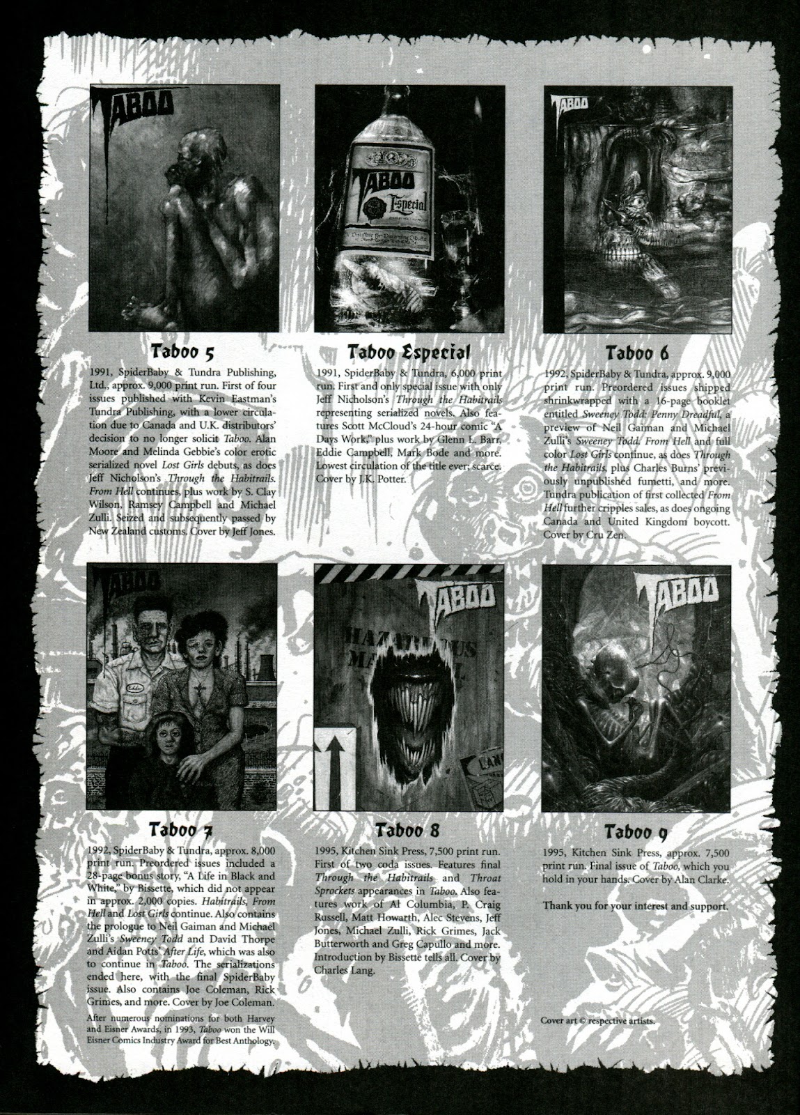 Taboo Issue #9 - Page 6