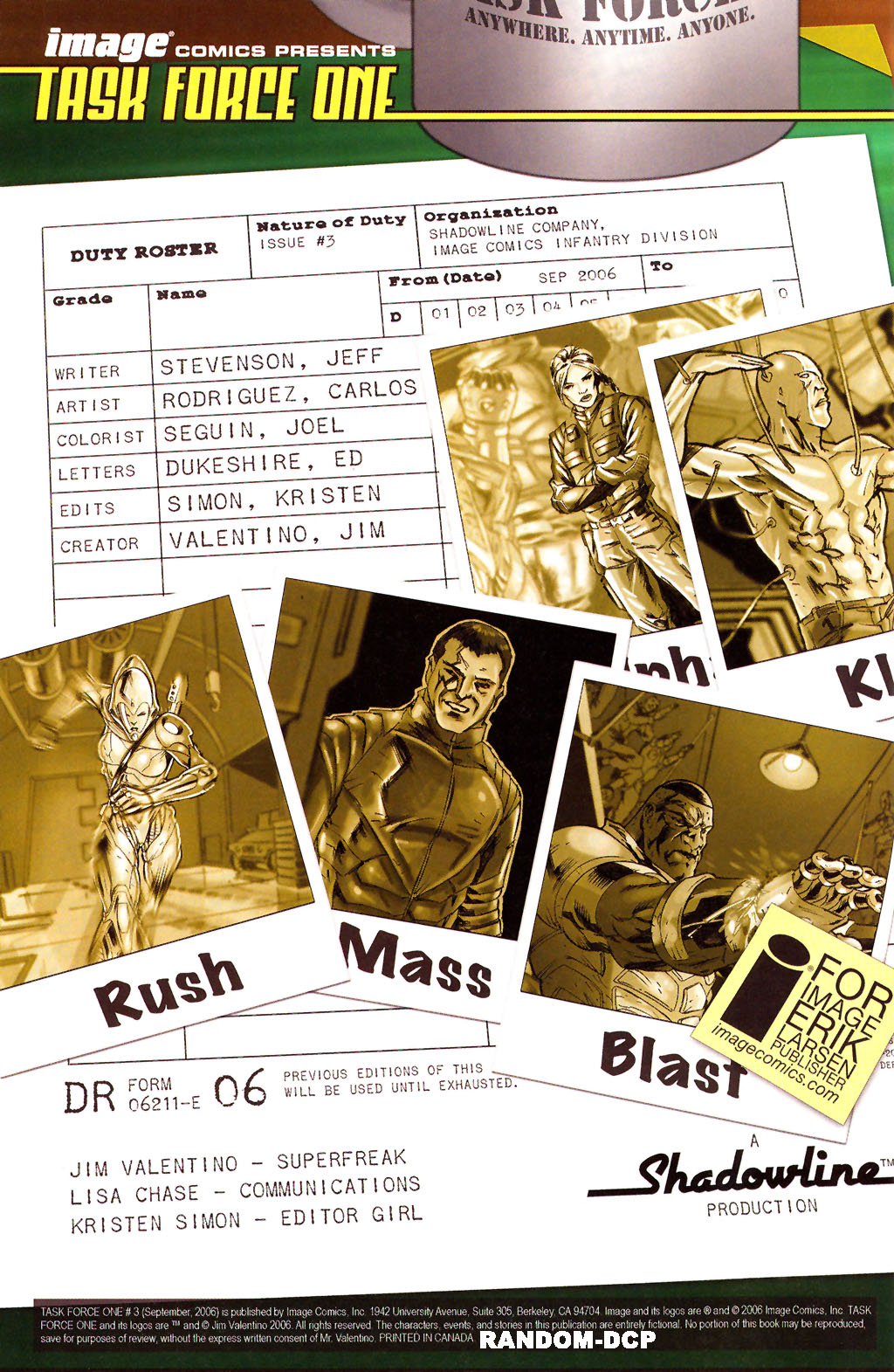 Task Force One Issue #3 - Page 2