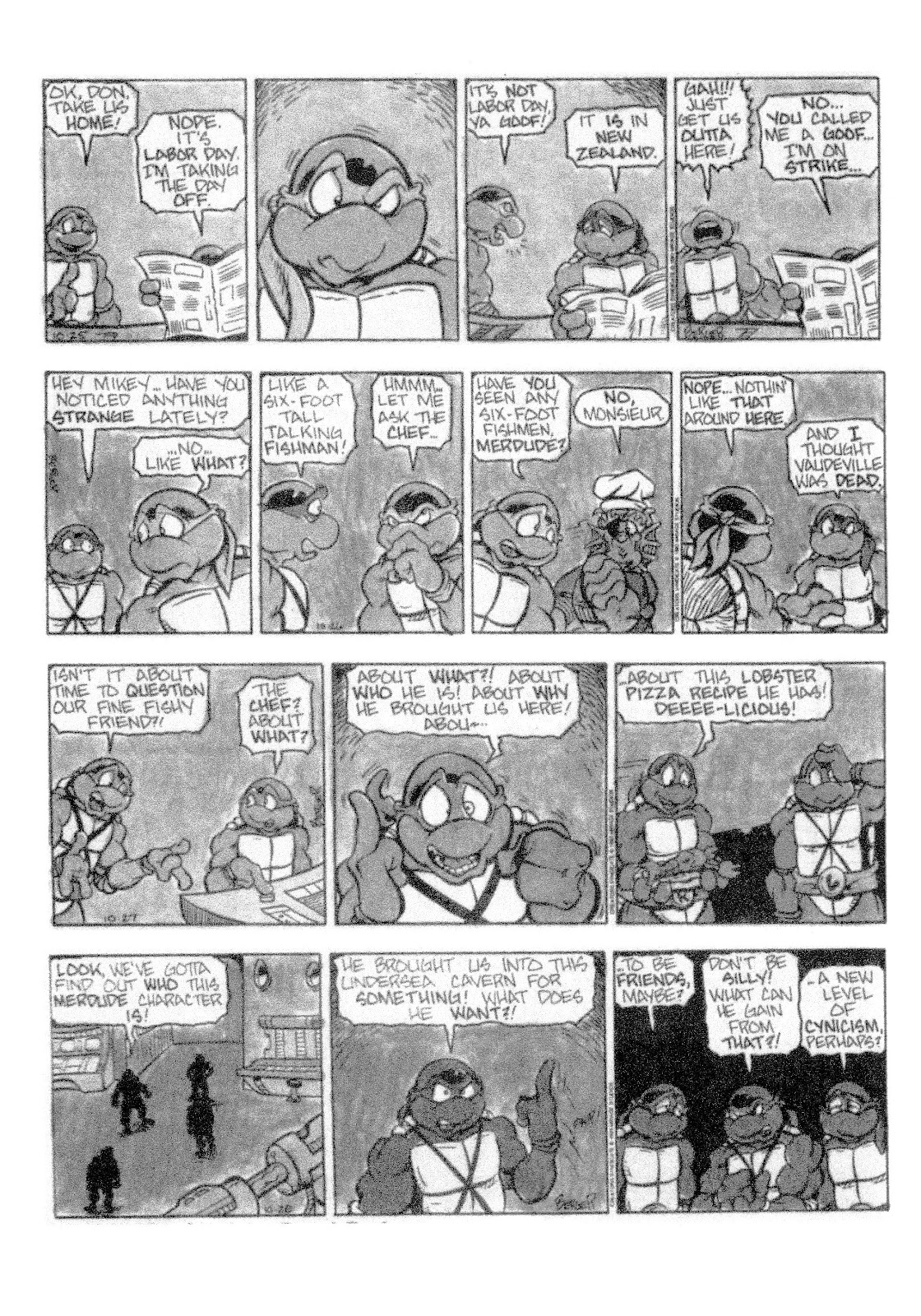 Teenage Mutant Ninja Turtles: Complete Newspaper Daily Comic Strip Collection TPB 2 (Part 2) - Page 105