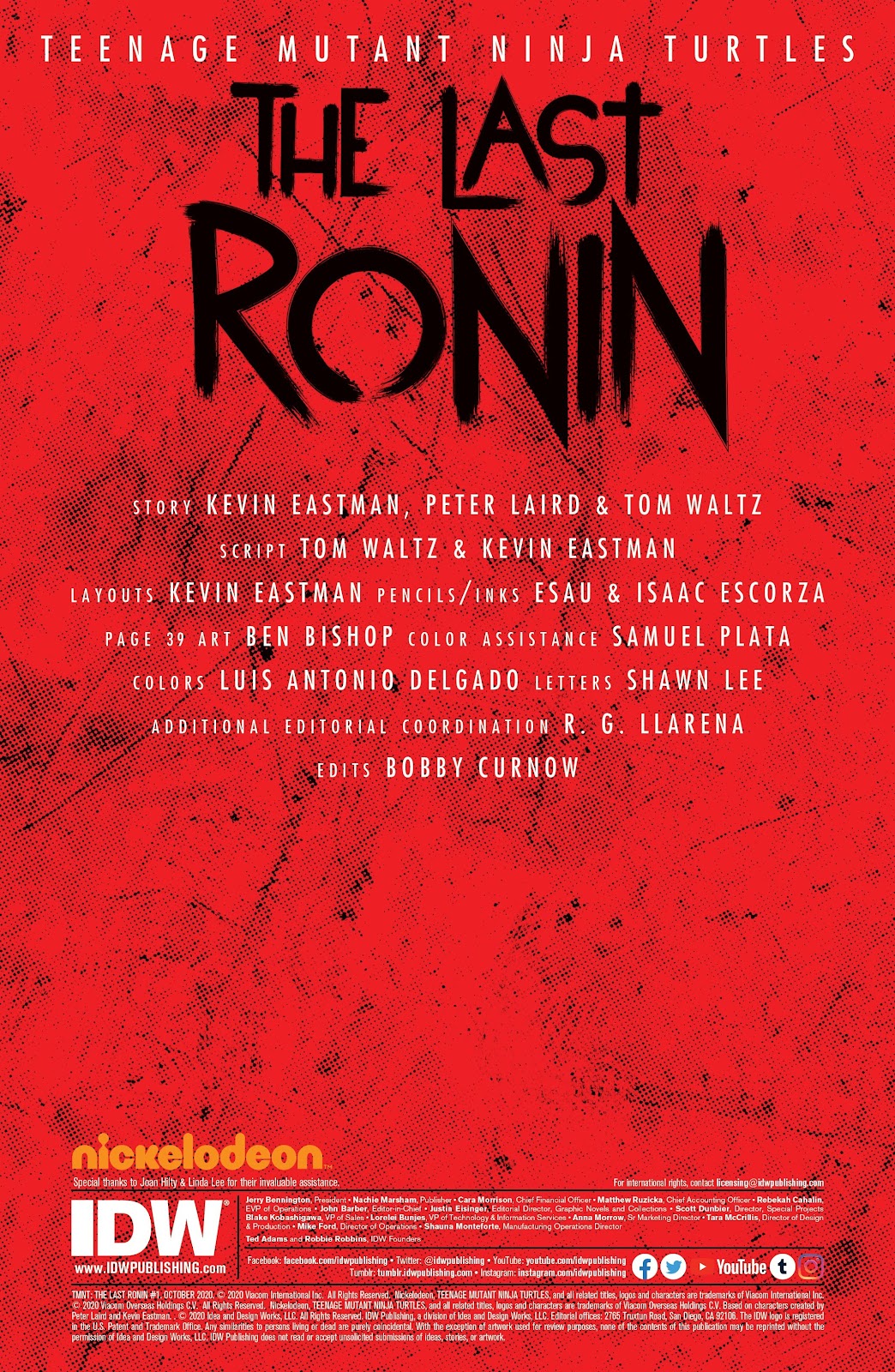 Teenage Mutant Ninja Turtles: The Last Ronin Issue #1 - Page 2