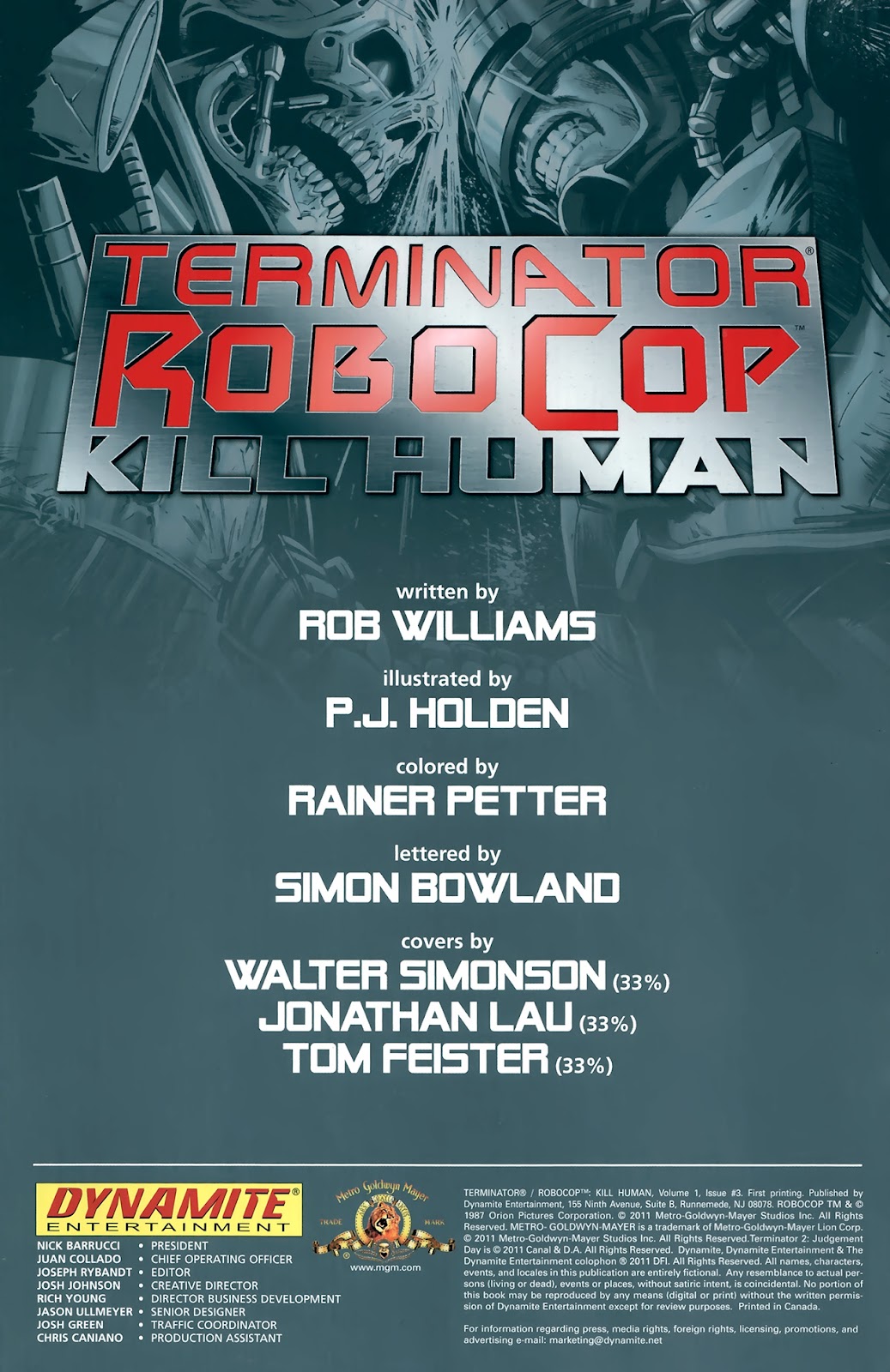 Terminator/Robocop: Kill Human Issue #3 - Page 3