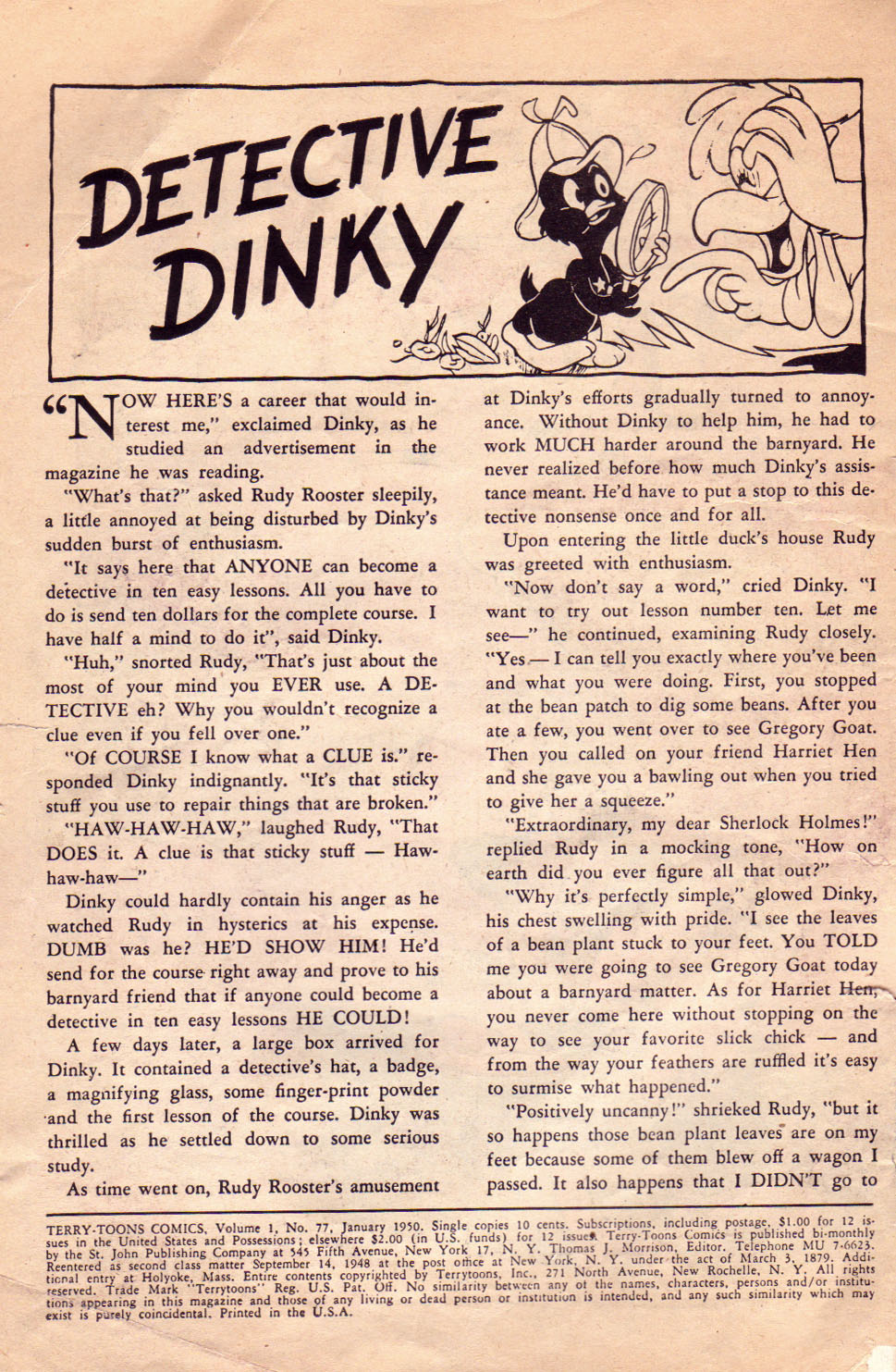 Terry-Toons Comics Issue #77 - Page 2