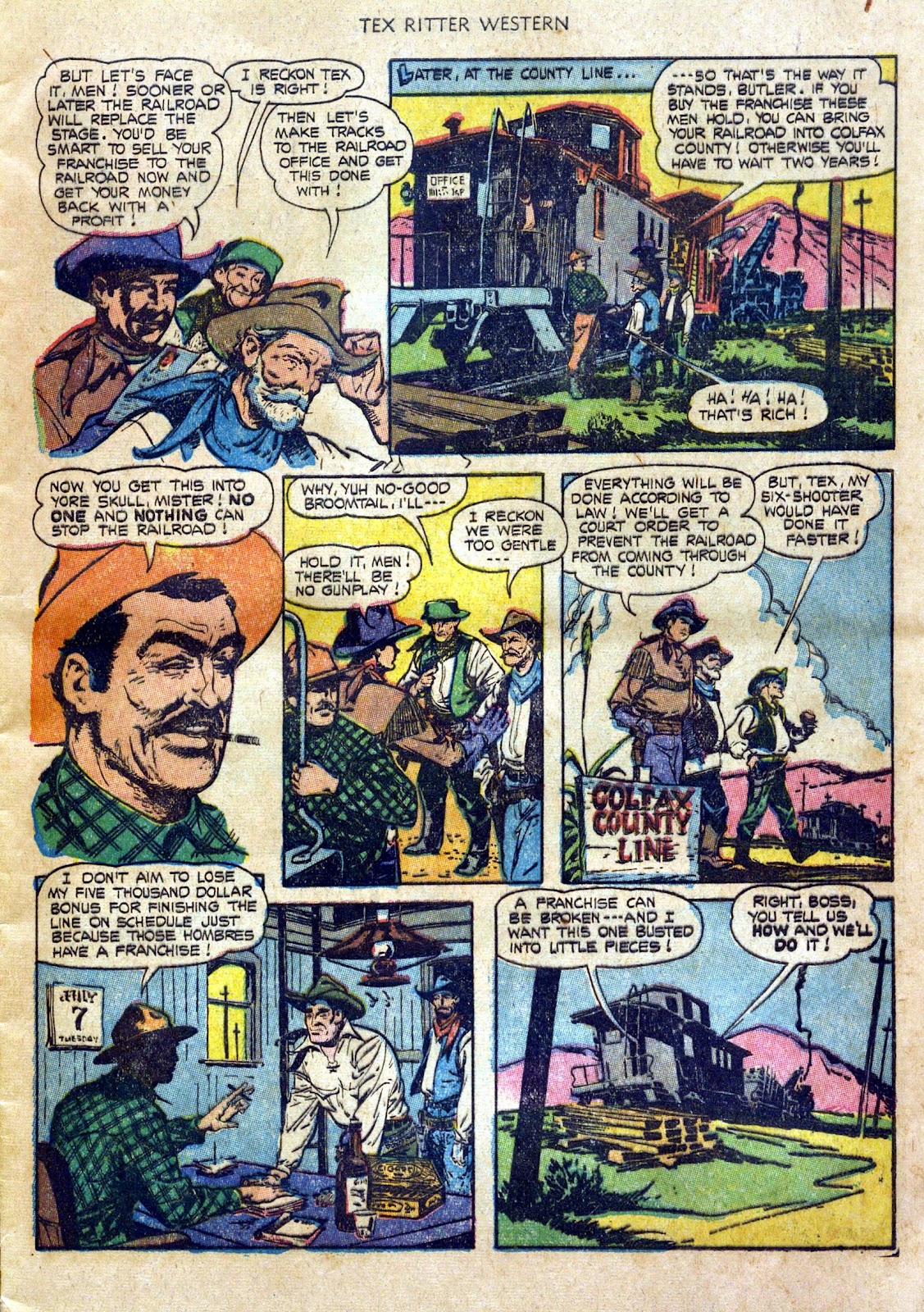 Tex Ritter Western Issue #20 - Page 5