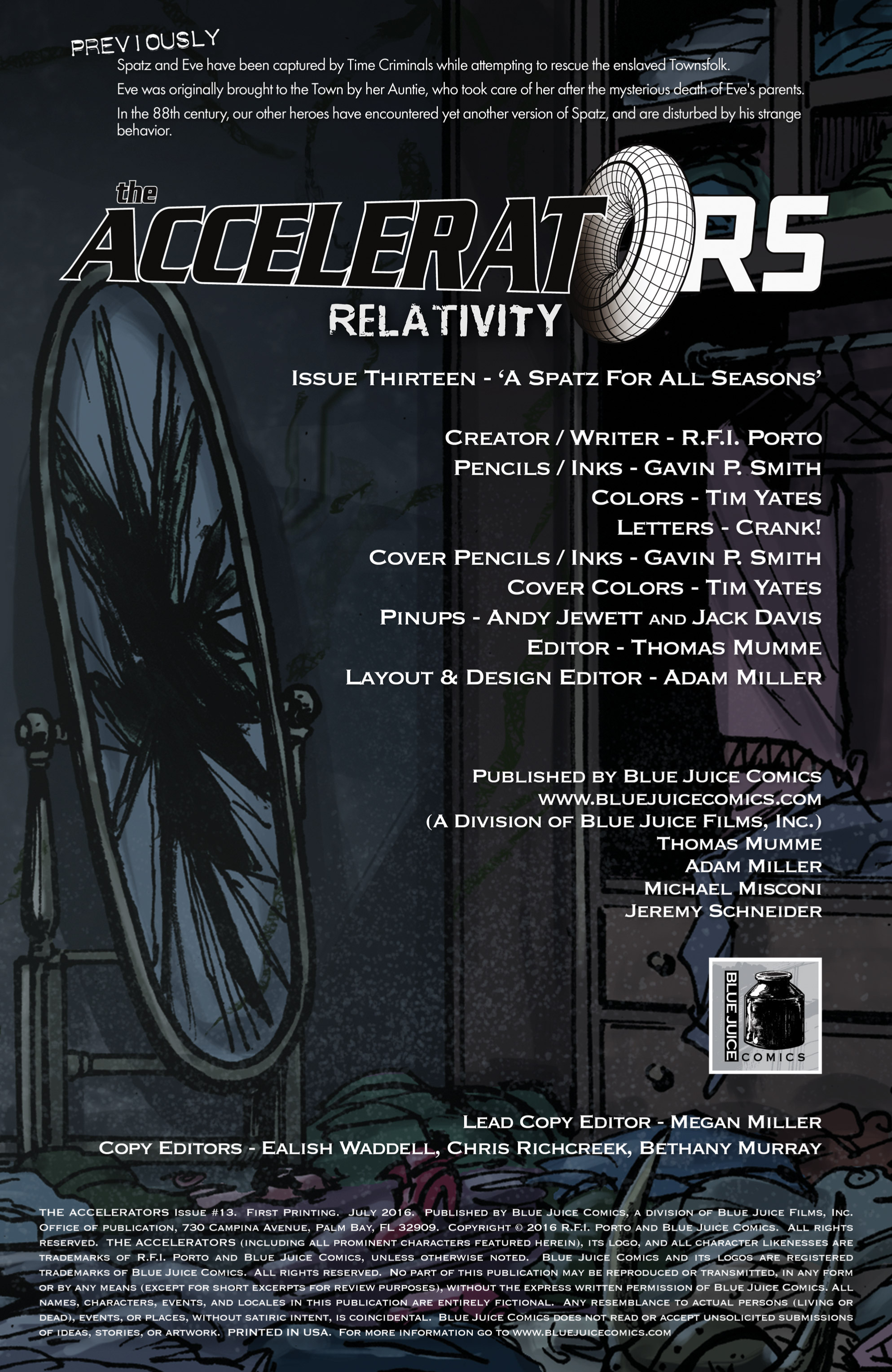 The Accelerators: Relativity Issue #3 - Page 2