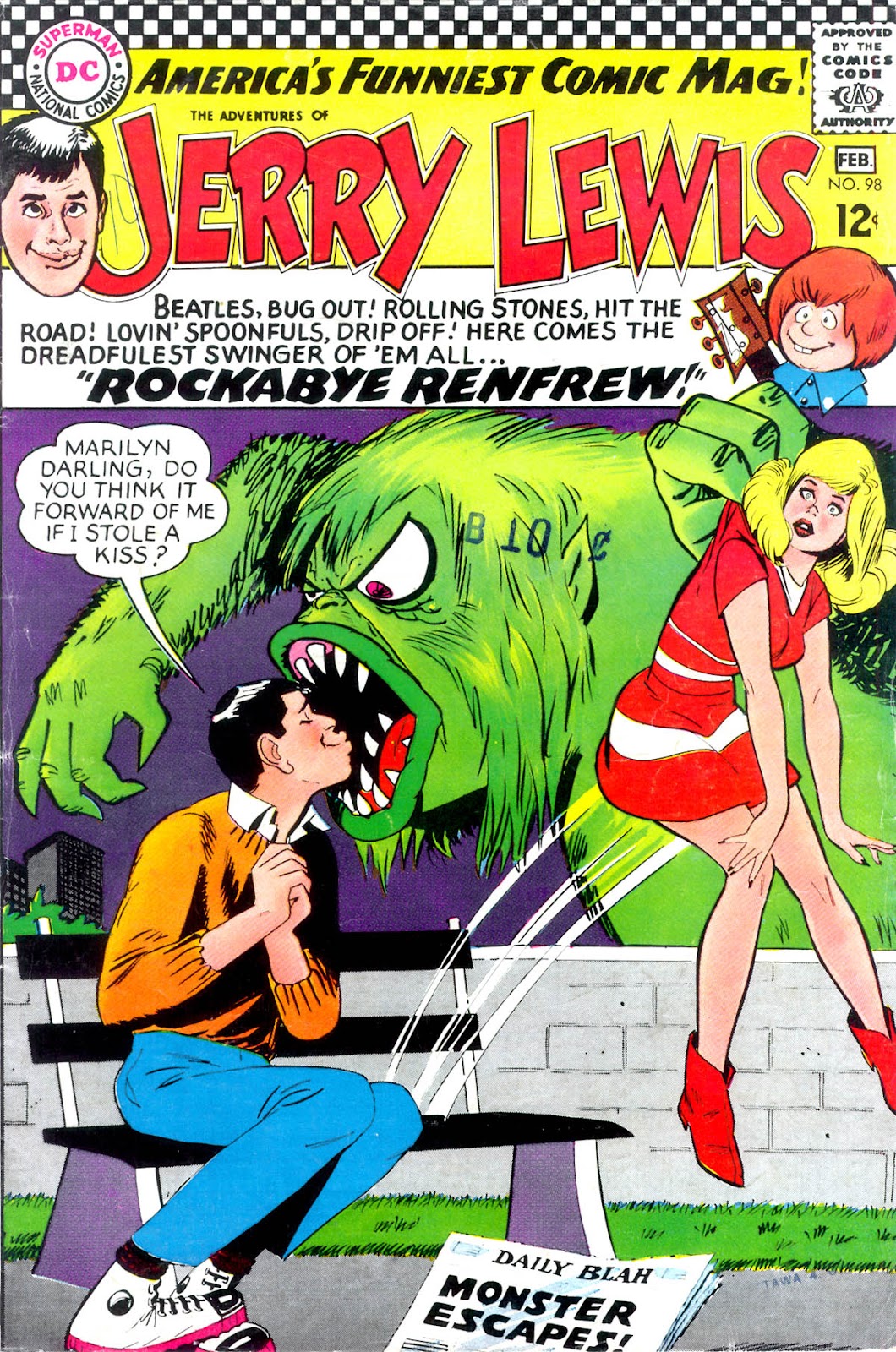The Adventures of Jerry Lewis Issue #98 - Page 1