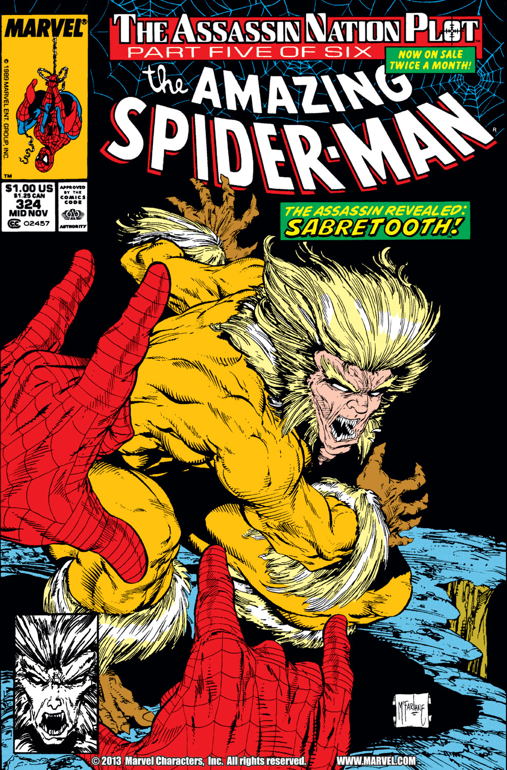 The Amazing Spider-Man (1963) Issue #324 - Page 1