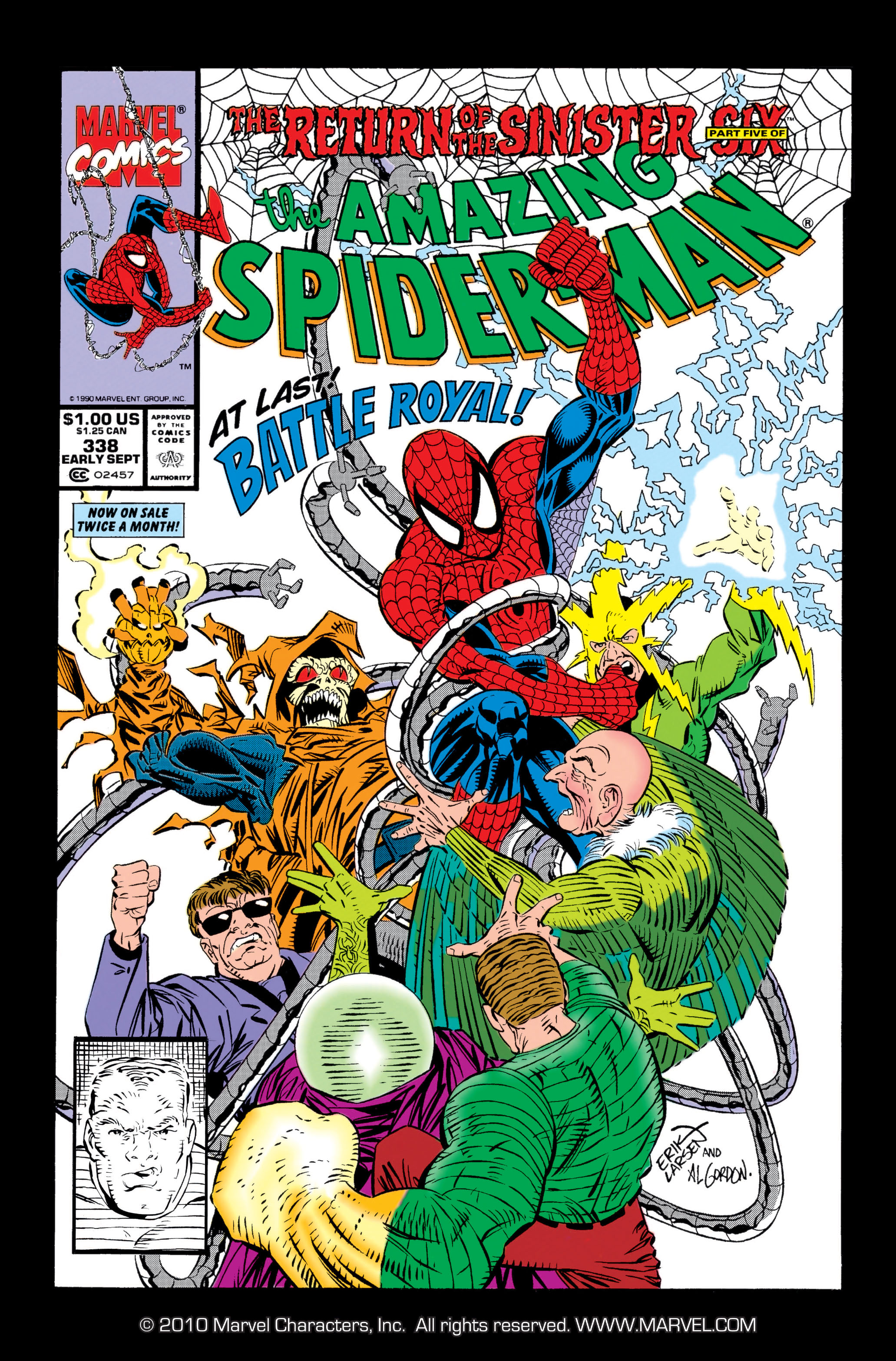 The Amazing Spider-Man (1963) Issue #338 - Page 1