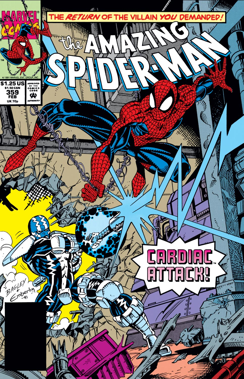 The Amazing Spider-Man (1963) Issue #359 - Page 1