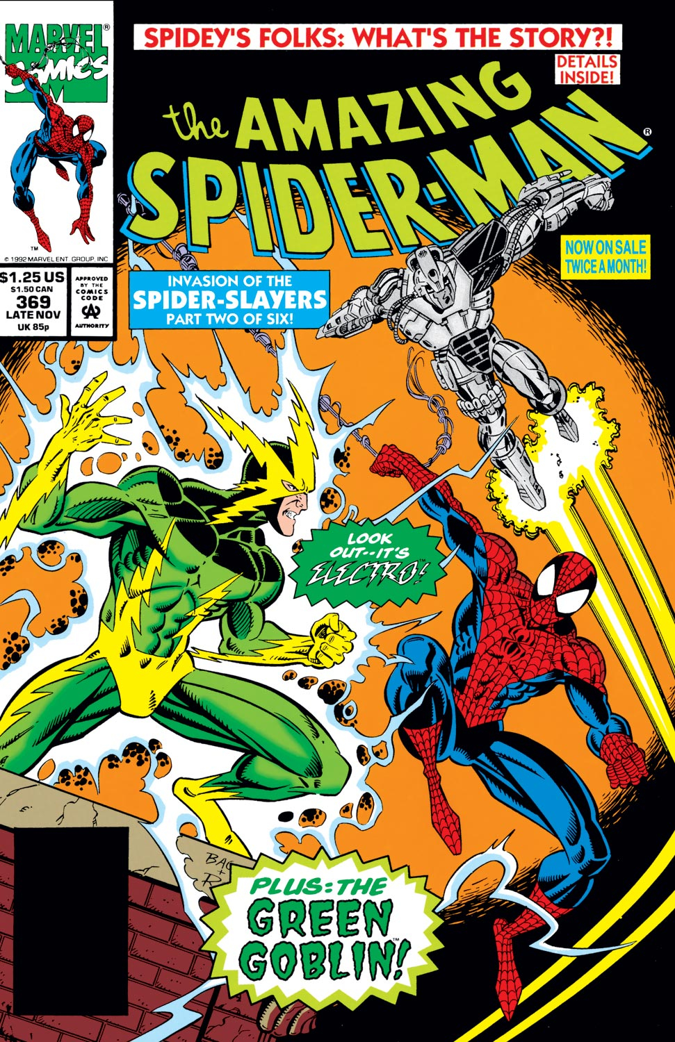 The Amazing Spider-Man (1963) Issue #369 - Page 1