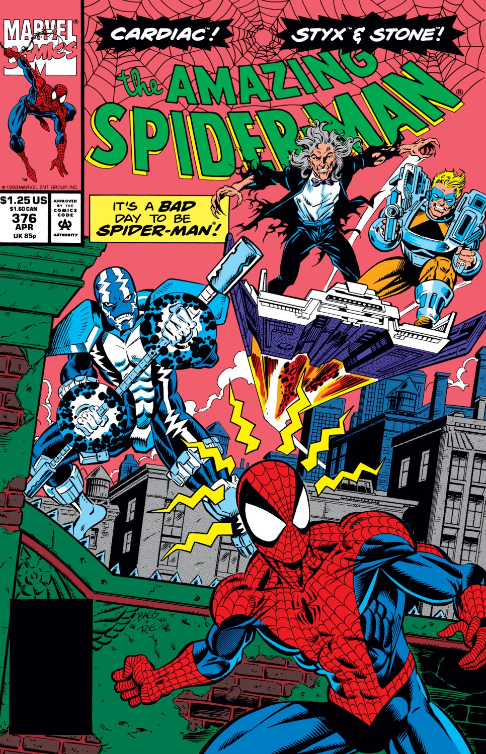 The Amazing Spider-Man (1963) Issue #376 - Page 1
