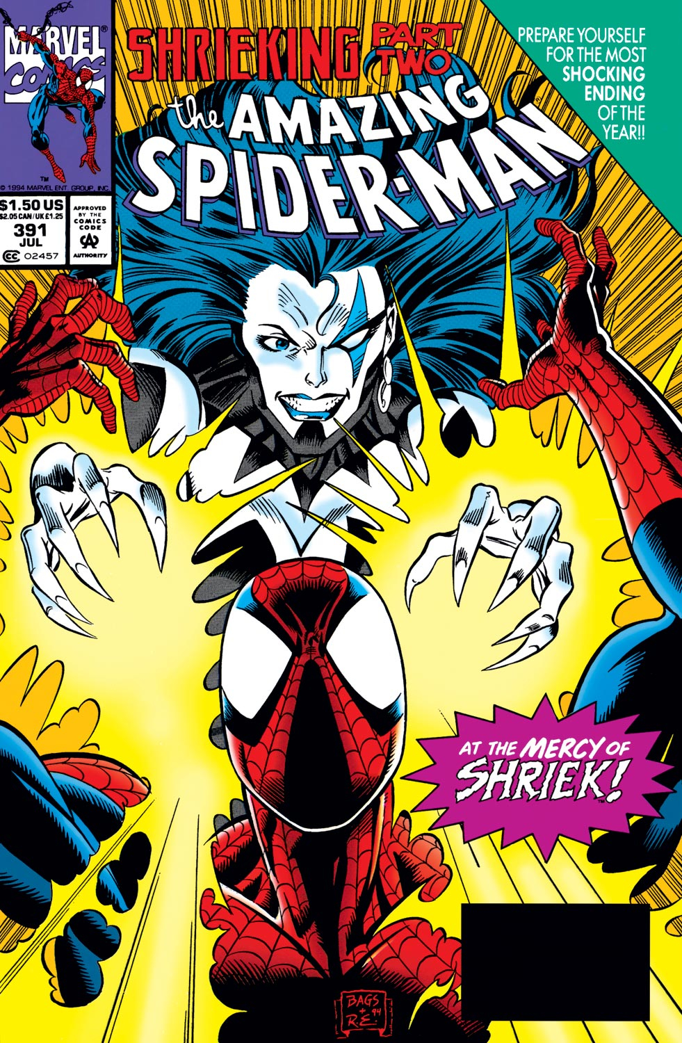 The Amazing Spider-Man (1963) Issue #391 - Page 1
