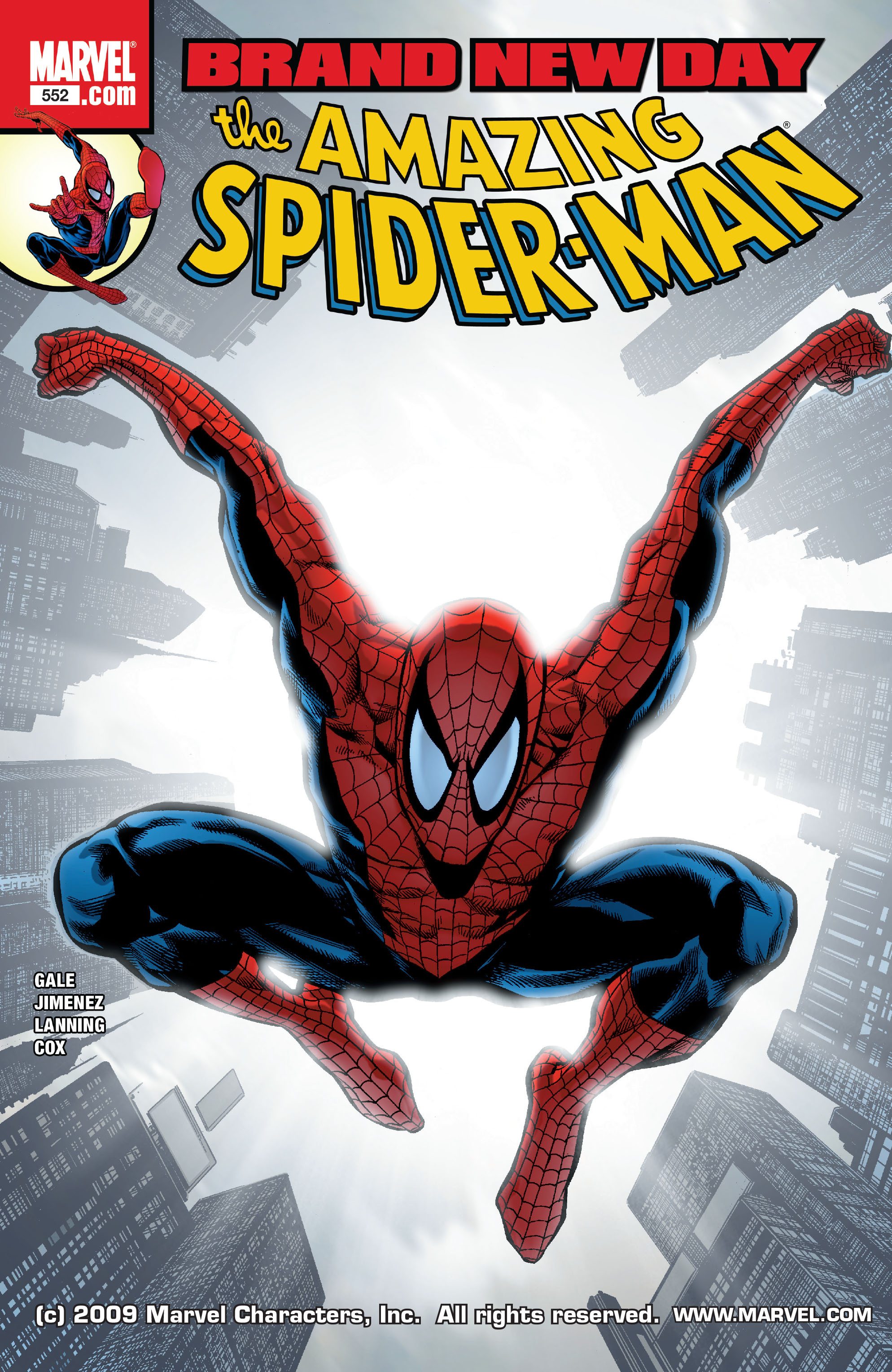 The Amazing Spider-Man (1963) Issue #552 - Page 1