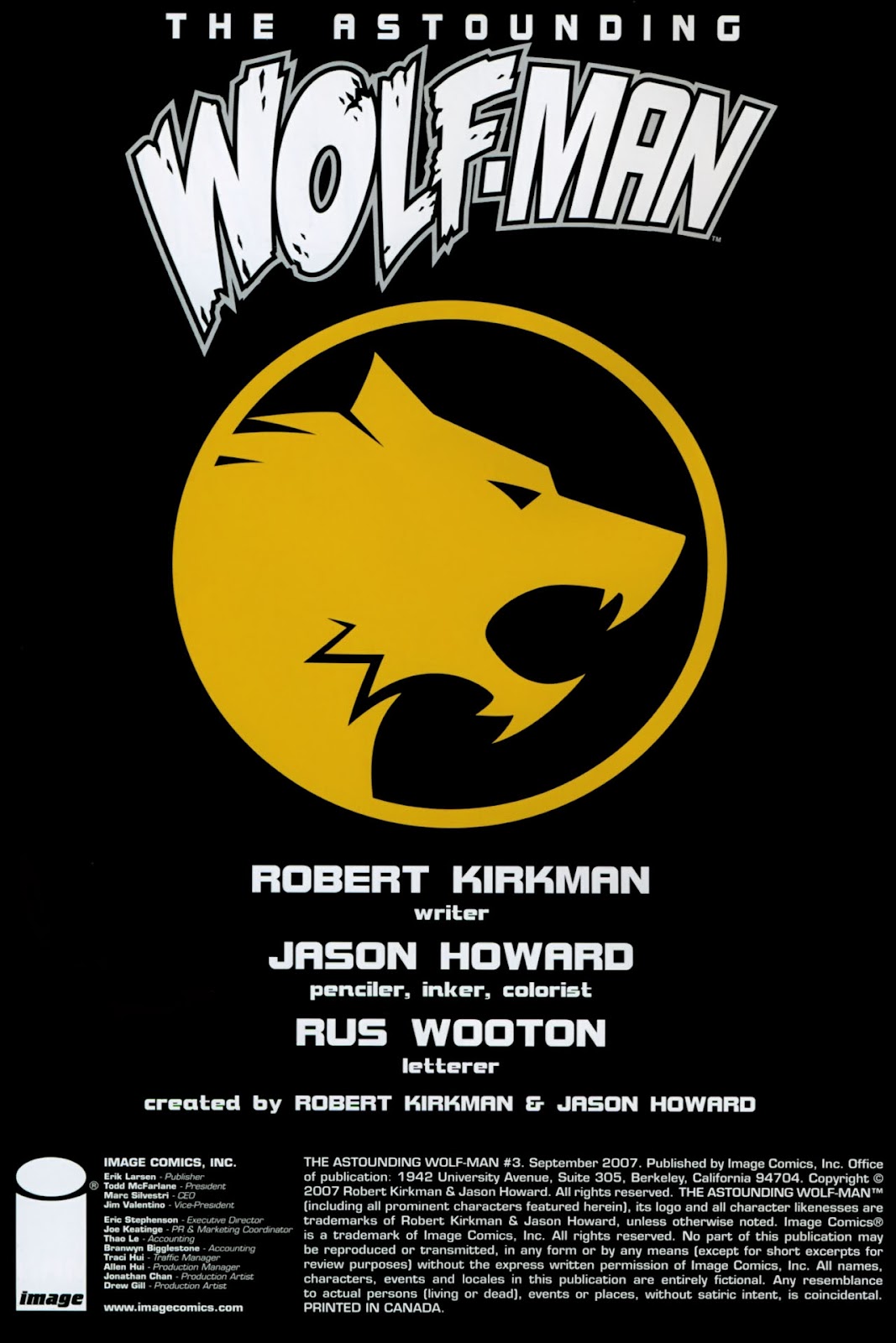 The Astounding Wolf-Man Issue #3 - Page 2