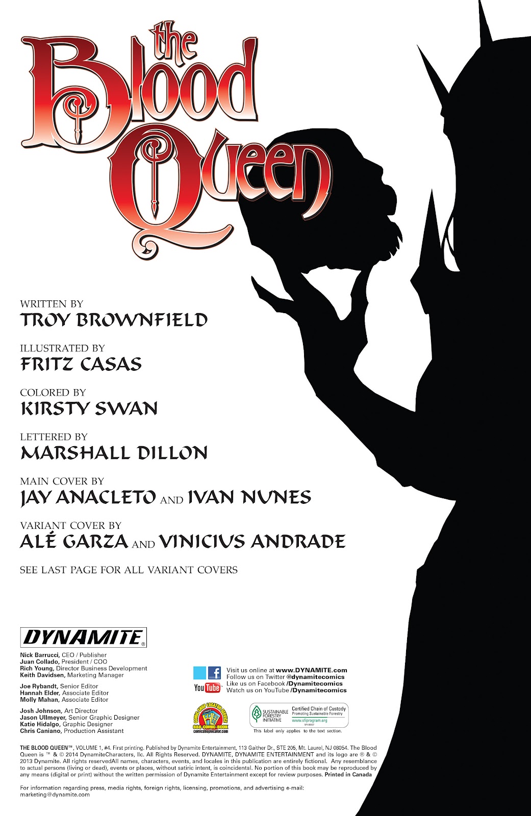 The Blood Queen  Issue #4 - Page 2