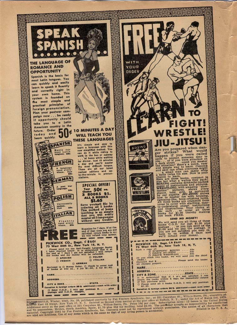 The Blue Beetle Issue #40 - Page 2