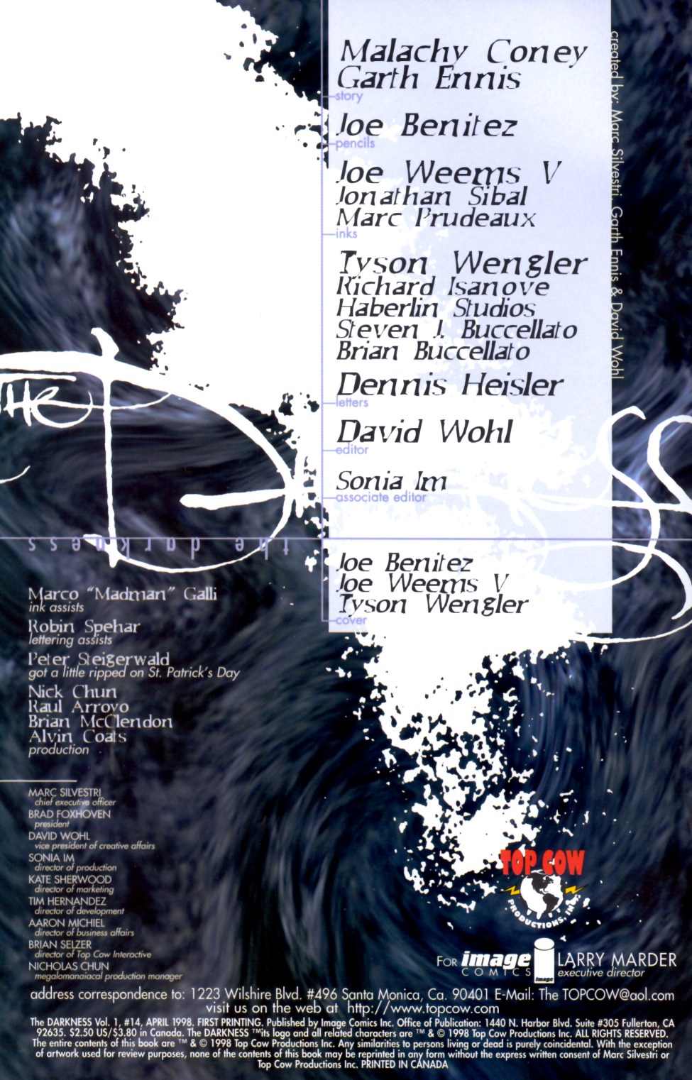 The Darkness (1996) Issue #14 - Page 2