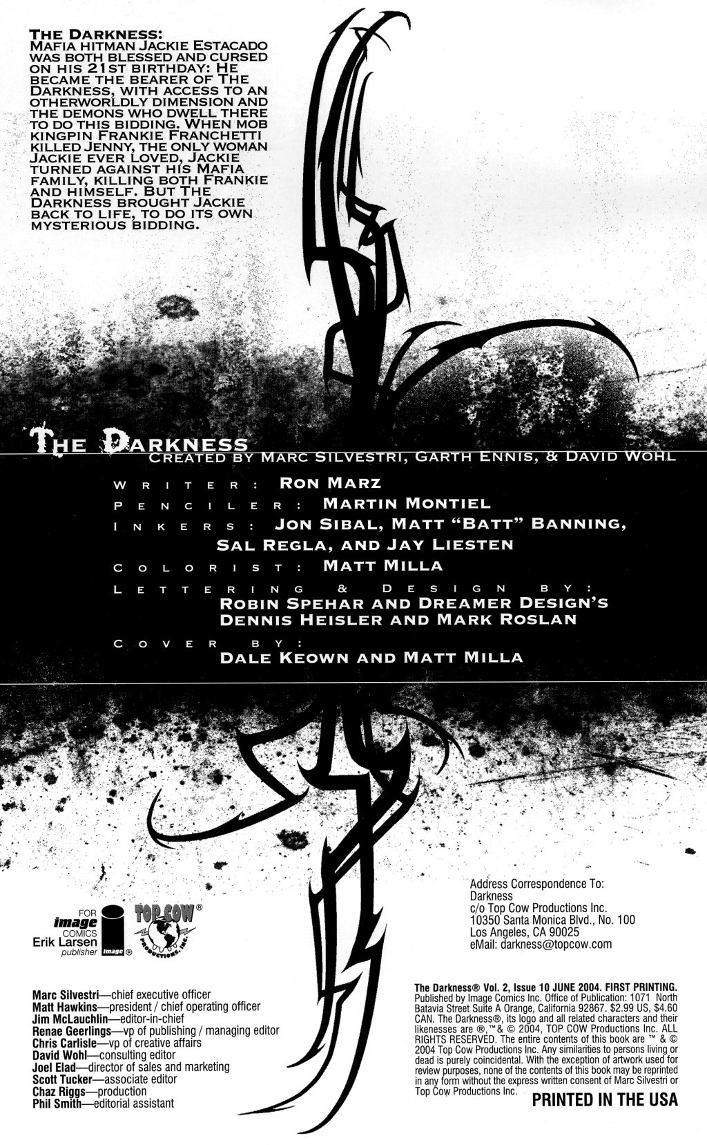 The Darkness (2002) Issue #10 - Page 2