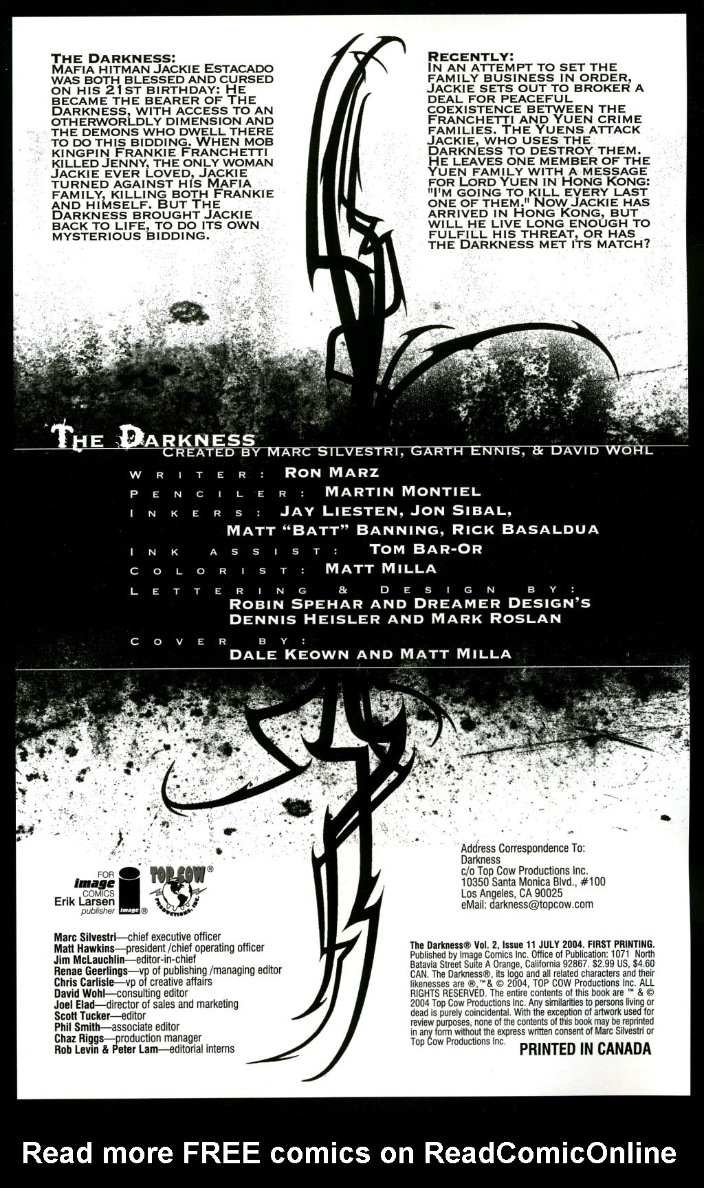 The Darkness (2002) Issue #11 - Page 2