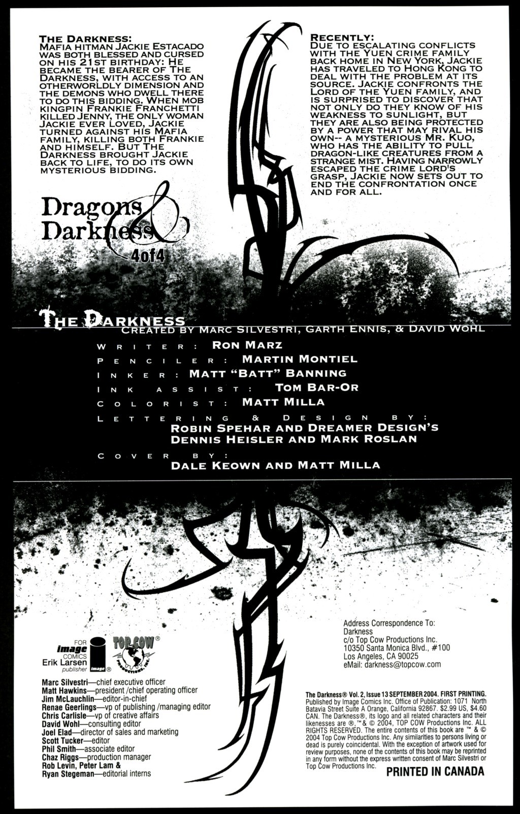 The Darkness (2002) Issue #13 - Page 2