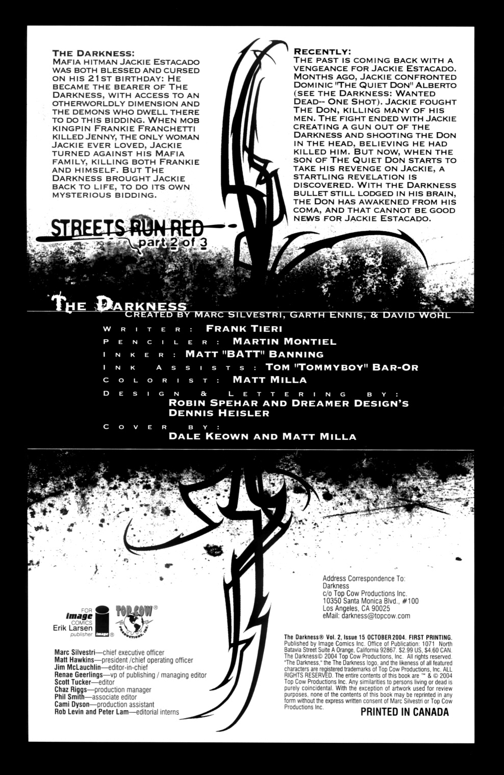 The Darkness (2002) Issue #15 - Page 2