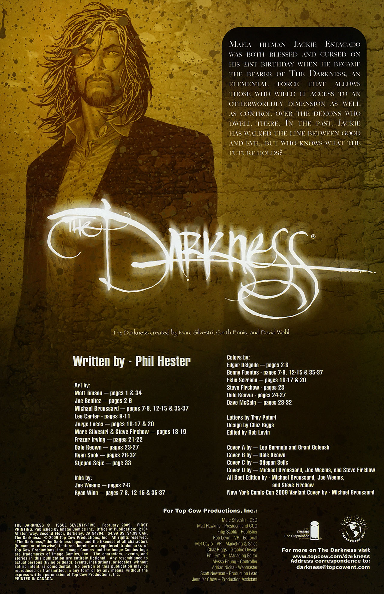 The Darkness (2007) Issue #75 - Page 2