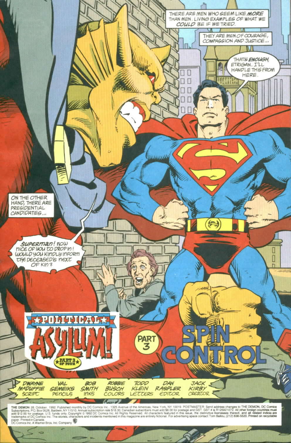 The Demon (1990) Issue #28 - Page 2
