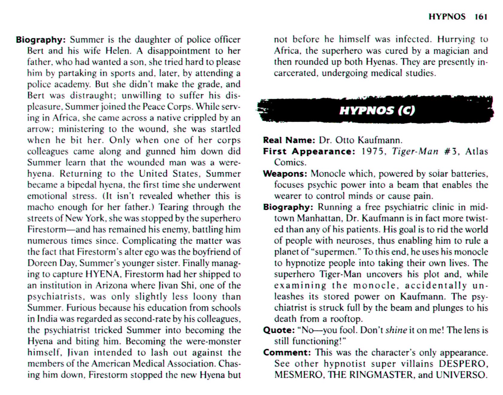 The Encyclopedia of Super Villains TPB-1 - Page 179