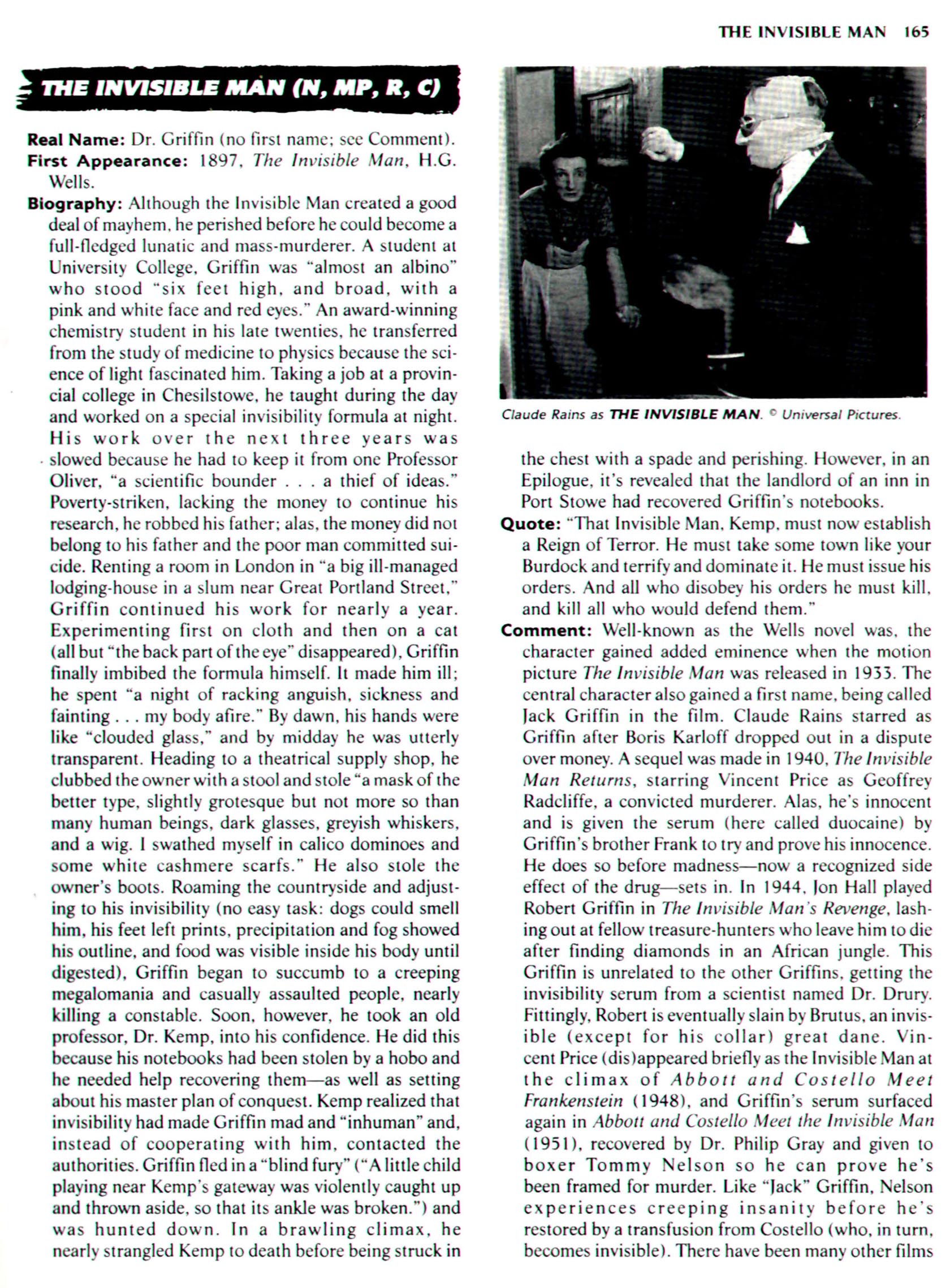 The Encyclopedia of Super Villains TPB-1 - Page 191