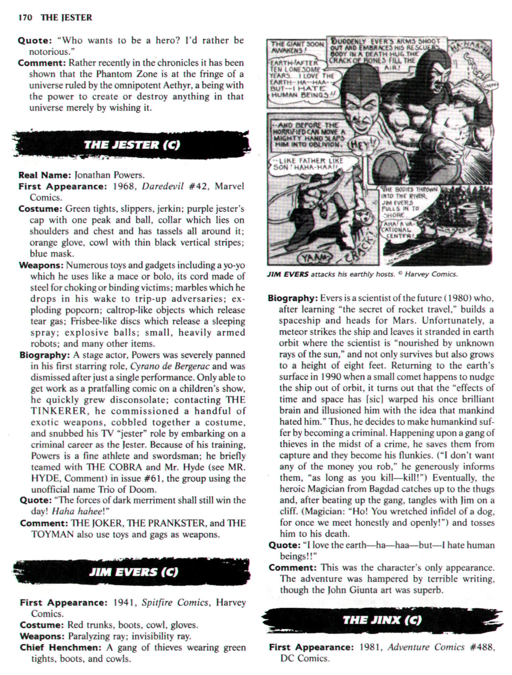 The Encyclopedia of Super Villains TPB-1 - Page 196