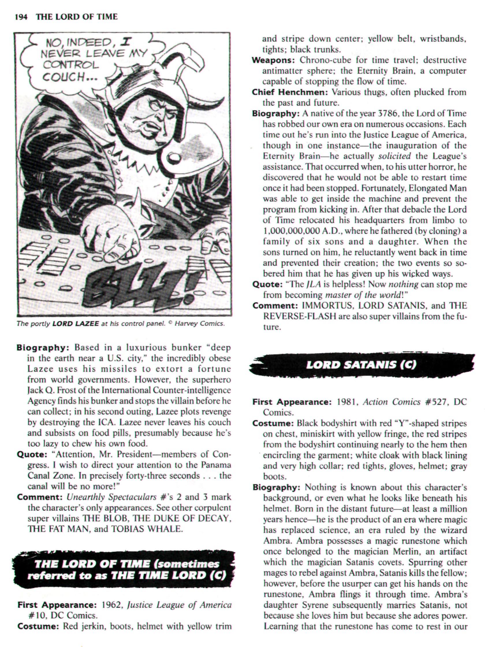 The Encyclopedia of Super Villains TPB-1 - Page 220