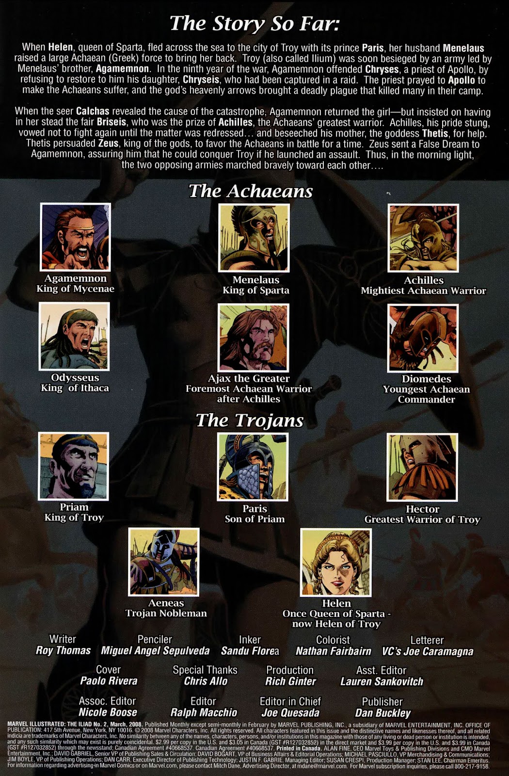 The Iliad Issue #2 - Page 2
