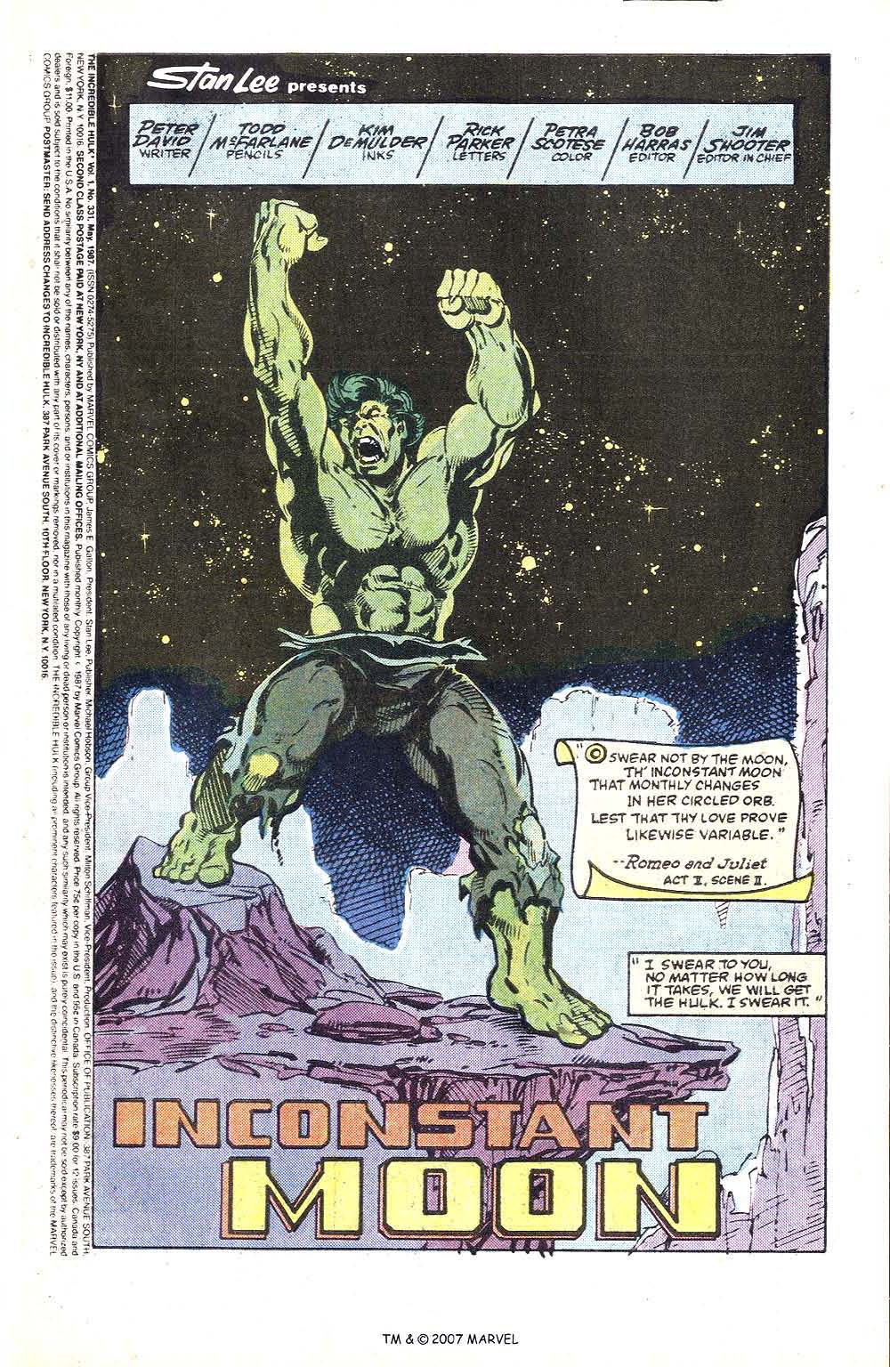 The Incredible Hulk (1968) Issue #331 - Page 3