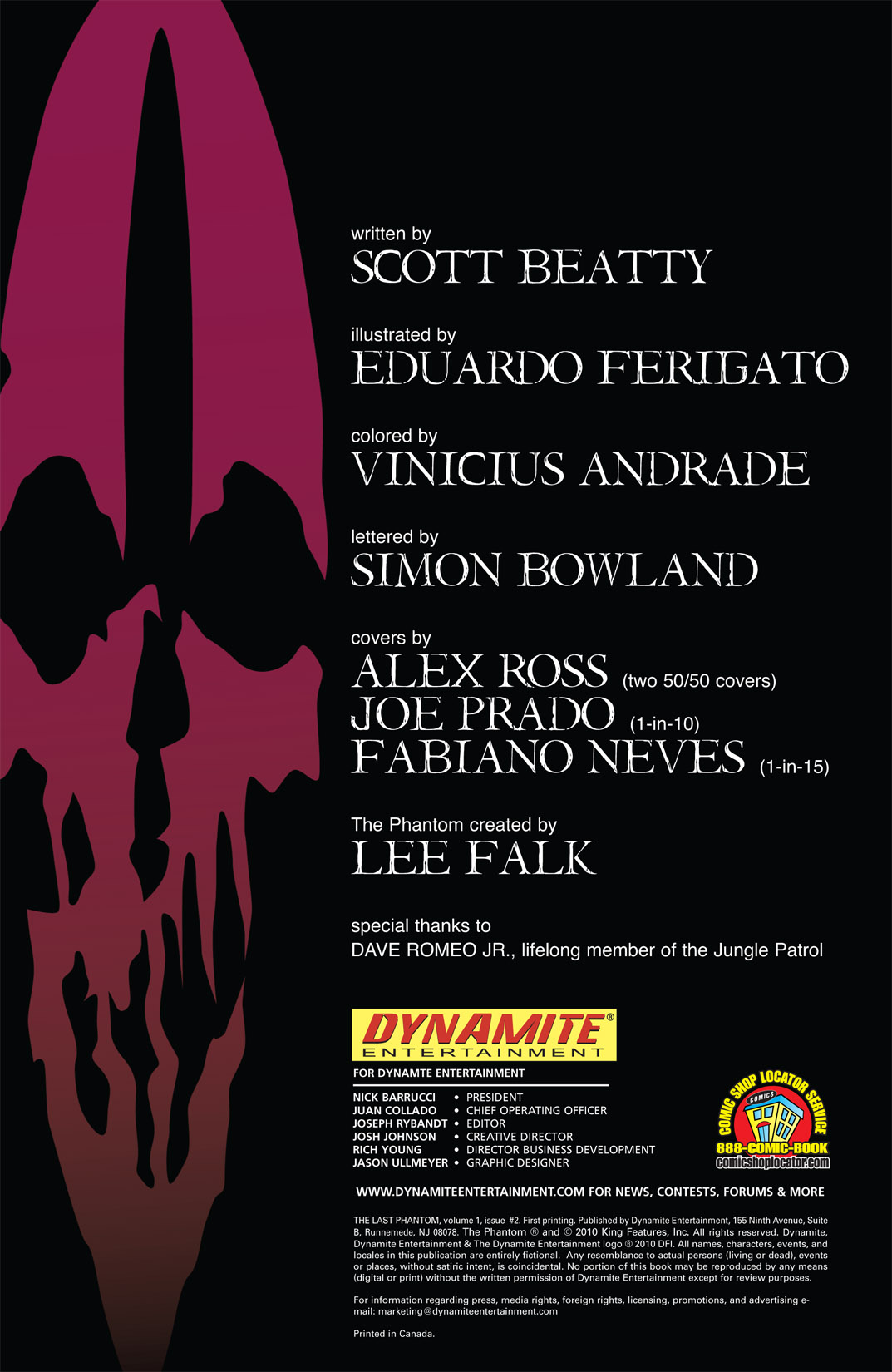 The Last Phantom Issue #2 - Page 2